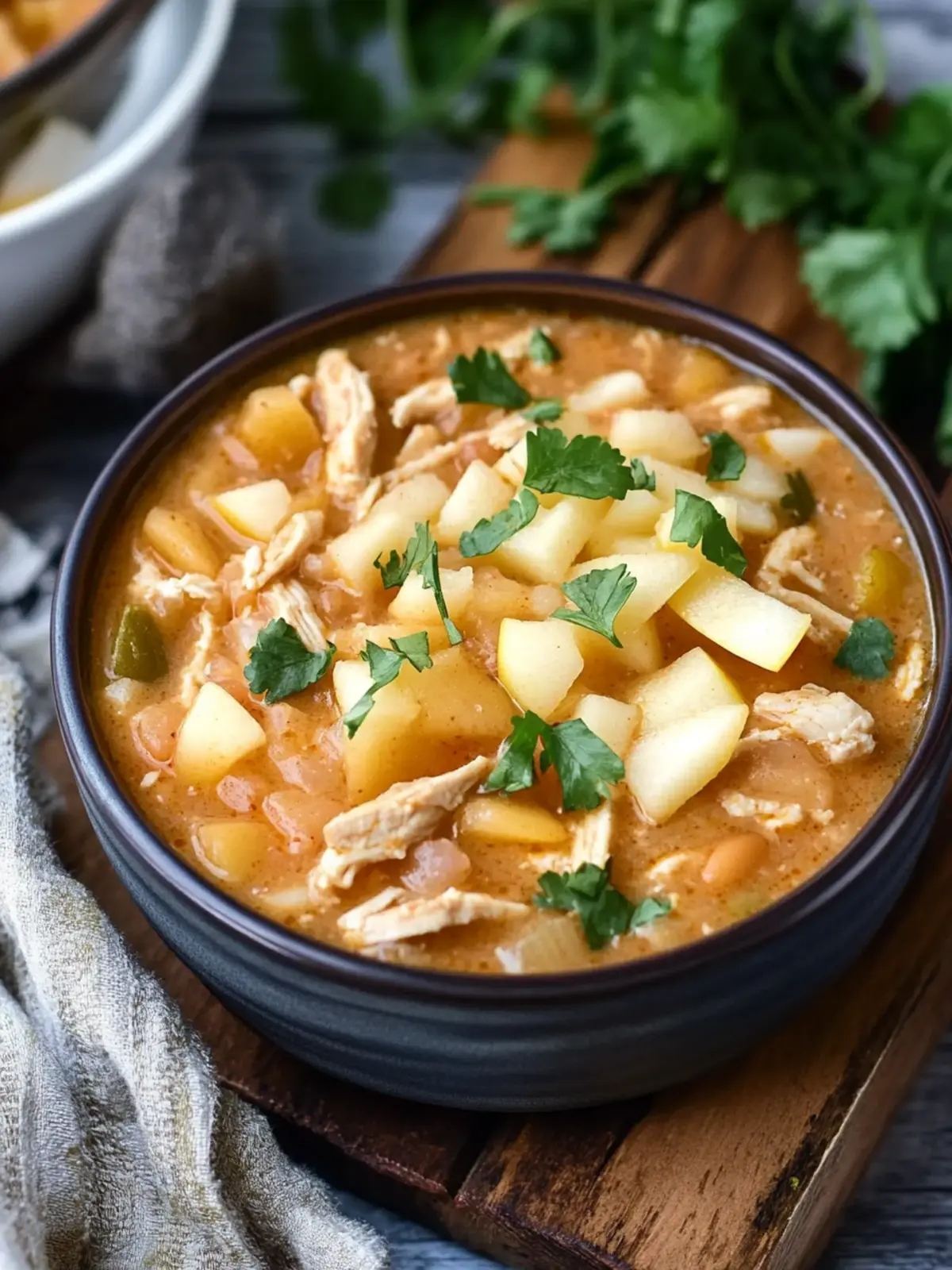 Cozy Up with White Cheddar Apple Chicken Chili Tonight 2 White Cheddar Apple Chicken Chili