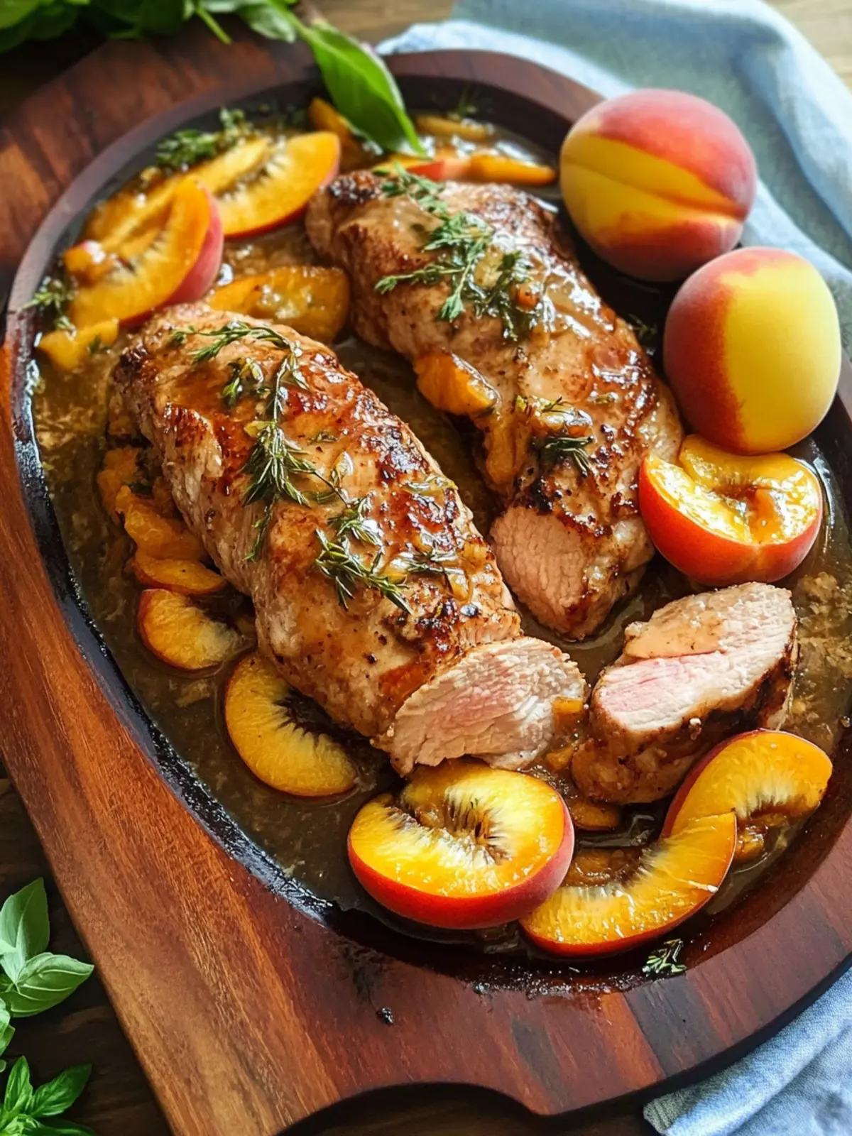 Peach Glazed Pork Tenderloin: Simple Joy for Summer Dinners 5 Peach Glazed Pork Tenderloin