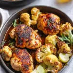 Sheet Pan Honey Garlic Chicken and Cauliflower: Dinner Done Right 8 Sheet Pan Honey Garlic Baked Chicken and Cauliflower