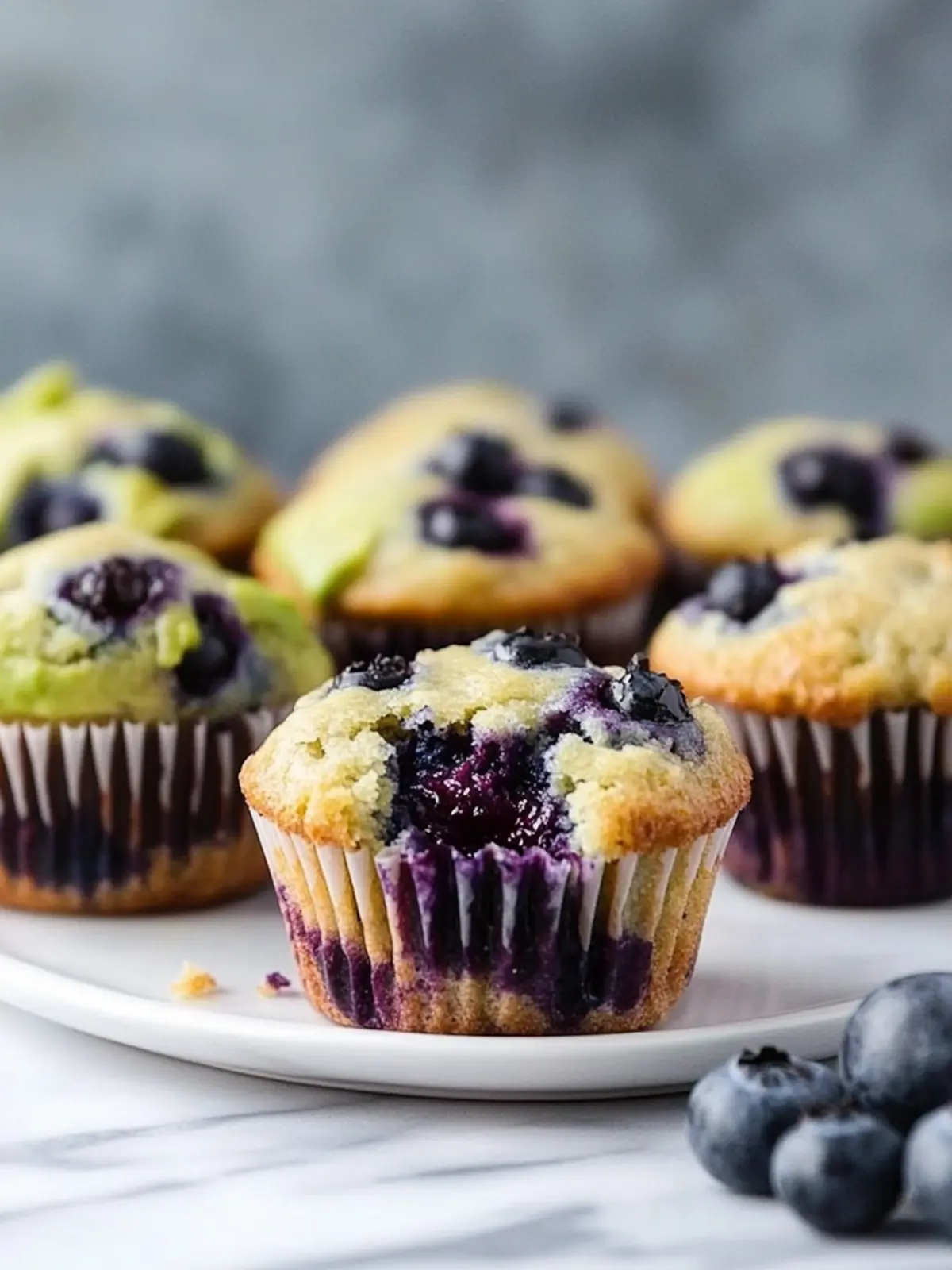 Avocado Blueberry Muffins for a Healthier Breakfast Delight 4 Avocado Blueberry Muffins