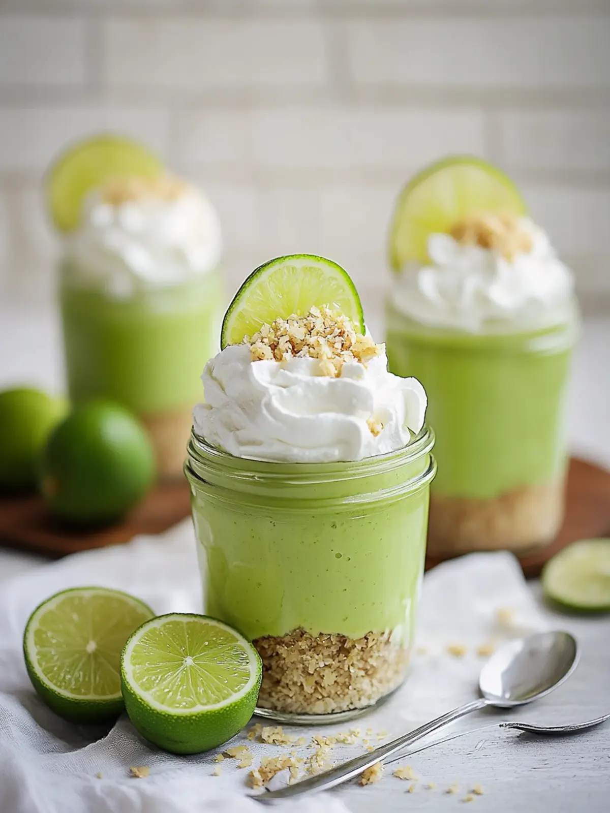 Creamy Avocado Key Lime Pie in a Jar – Guilt-Free Delight! 2 Avocado Key Lime Pie in a Jar