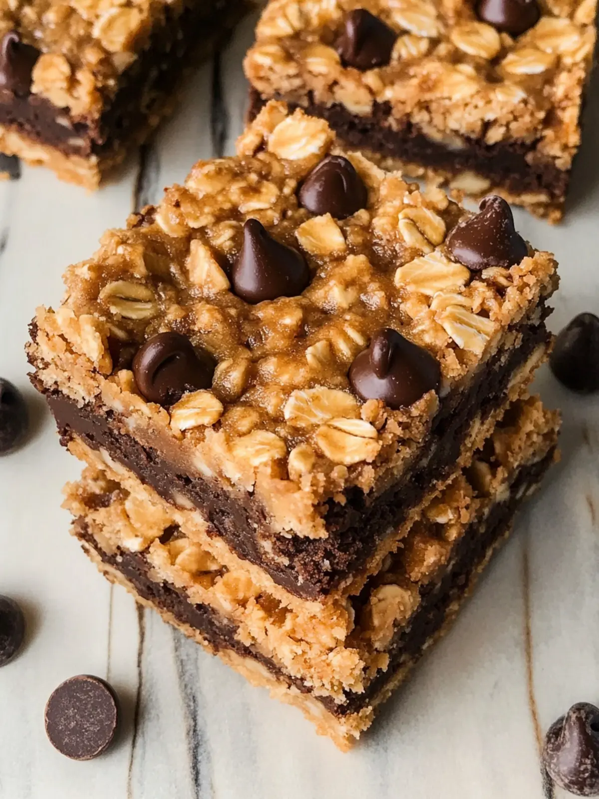 Decadent Chocolate Chip Peanut Butter Oatmeal Bars Made Easy 5 Chocolate Chip Peanut Butter Oatmeal Bars