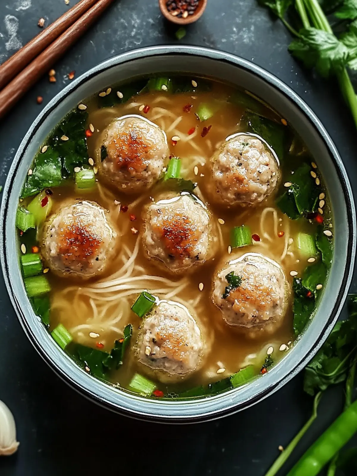 Ginger Chicken Meatball Soup: Cozy Comfort for Every Bite 4 Ginger Chicken Meatball Soup
