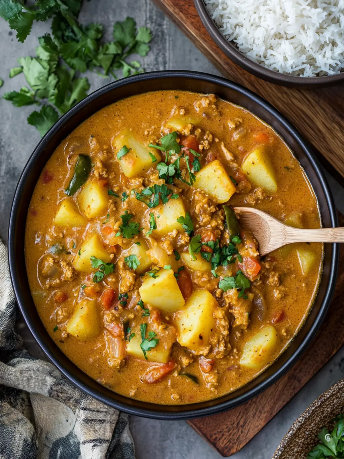 Creamy Coconut Ground Turkey Potato Curry for Cozy Nights 4 Creamy Coconut Ground Turkey Potato Curry