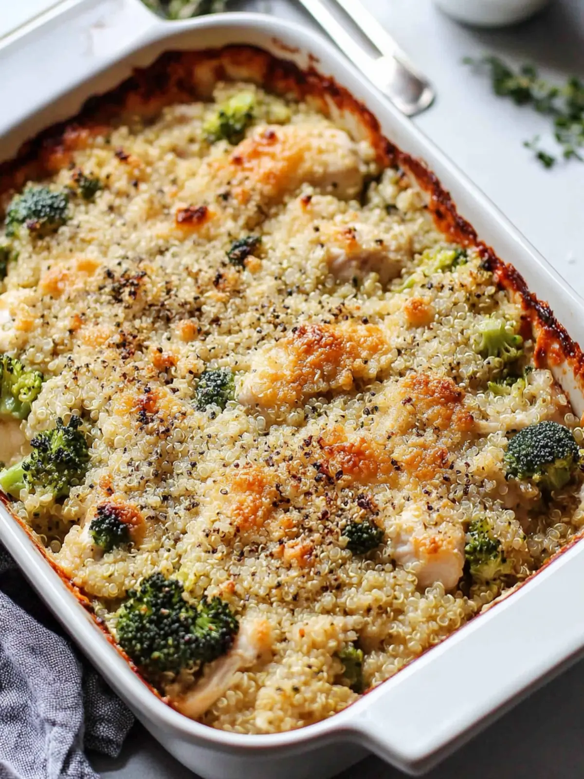 Cheesy Chicken and Broccoli Quinoa Bake for Cozy Nights 3 Cheesy Chicken and Broccoli Quinoa Bake