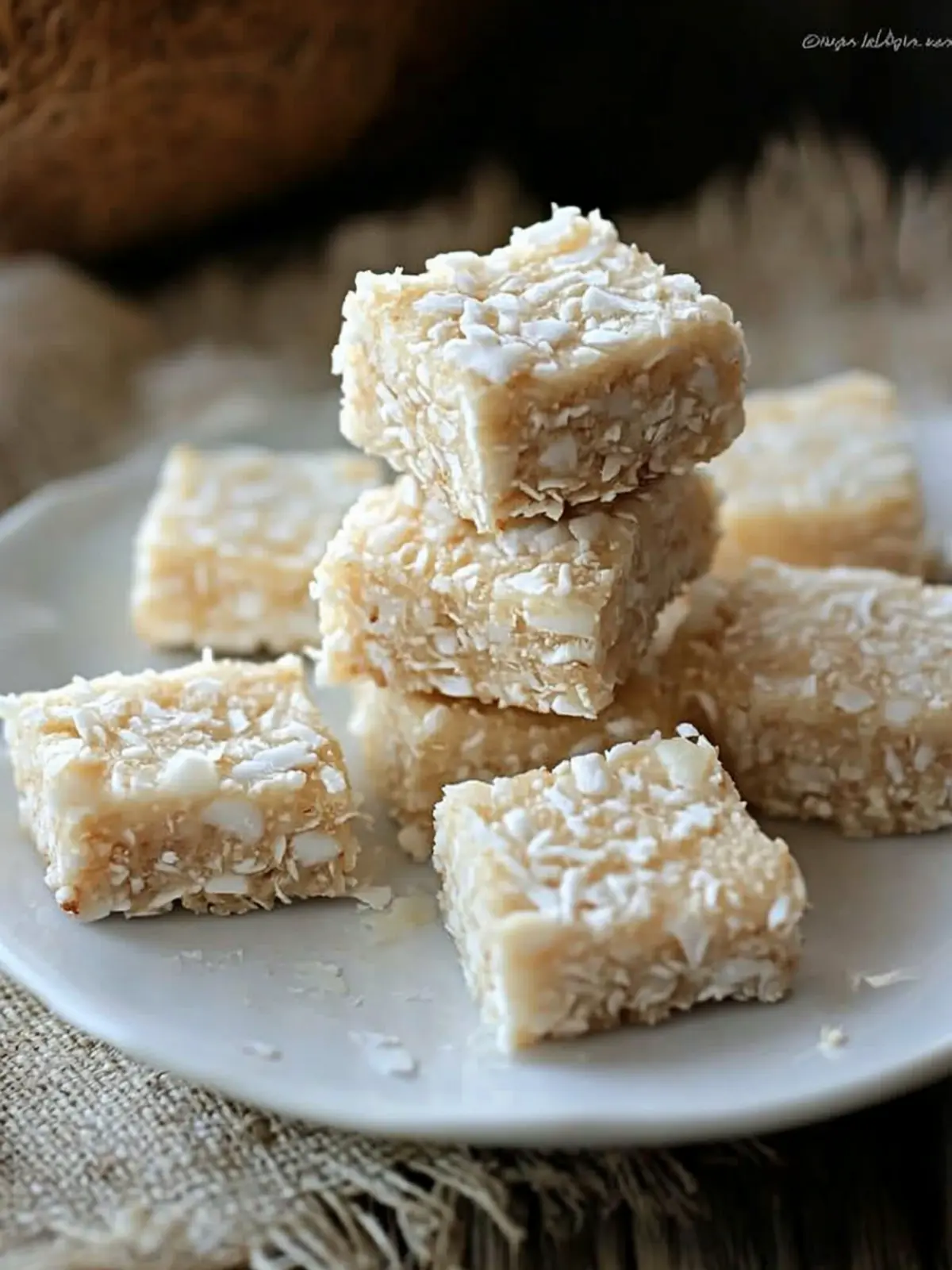 No-Bake Coconut Crispy Treats: Healthy Crunchy Bliss 3 No-Bake Coconut Crispy Treats