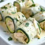 Zucchini Chicken Alfredo Roll Ups: A Cheesy Comfort Delight 6 Zucchini Chicken Alfredo Roll Ups