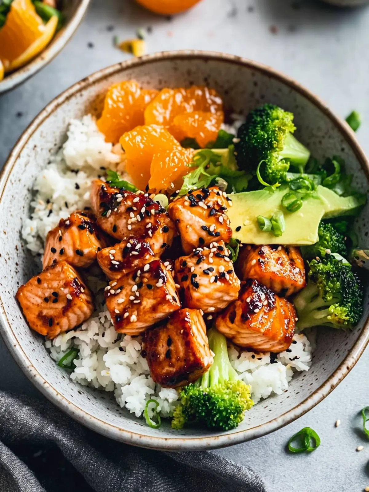 Savor the Best Crispy Orange Salmon Bowls in 25 Minutes 4 Crispy Orange Salmon Bowls