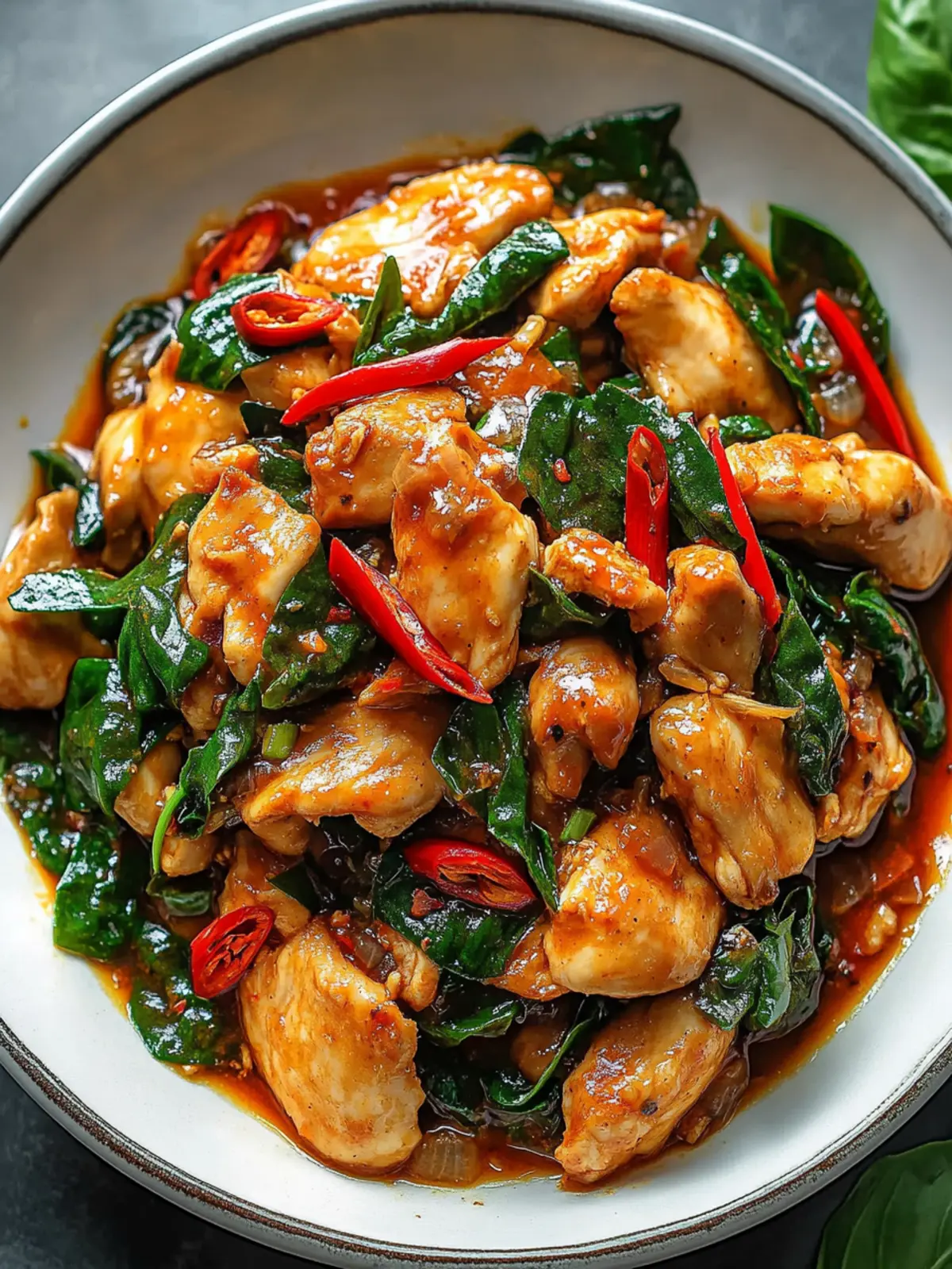Thai Basil Chicken Stir-Fry: Bold Flavors for Home Cooks 5 Thai Basil Chicken