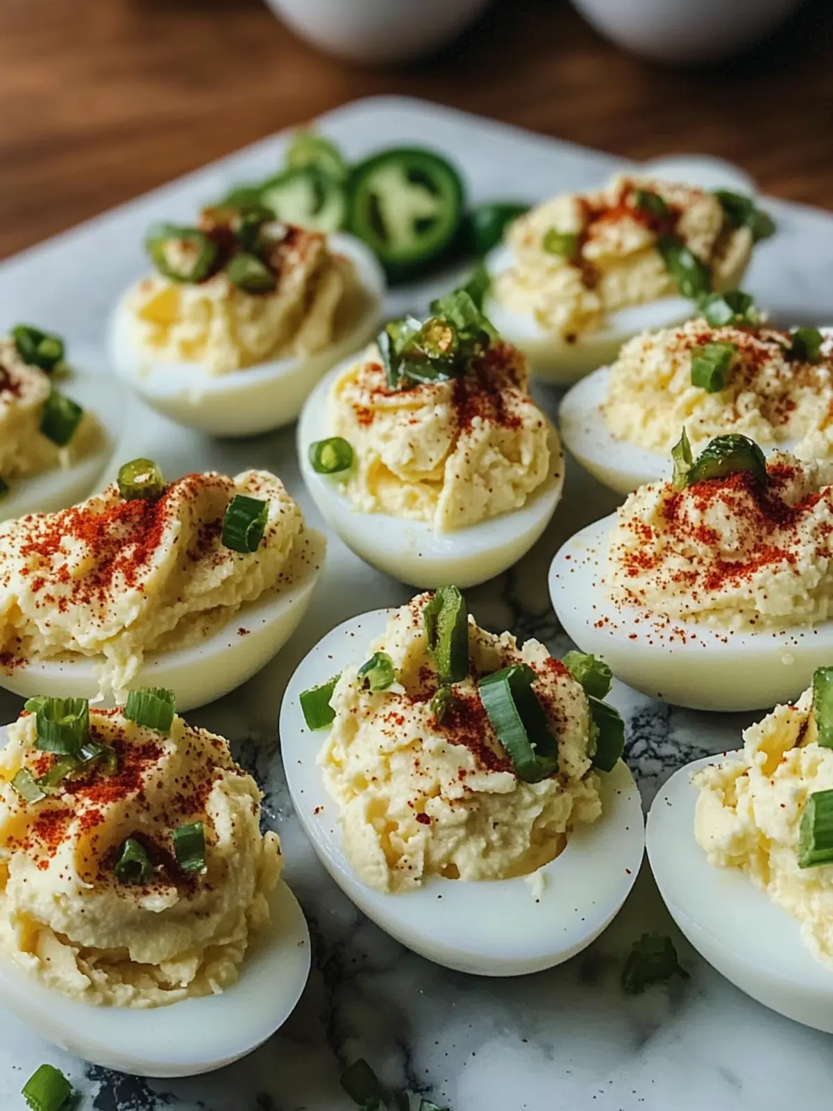 Loaded Jalapeño Popper Deviled Eggs for Ultimate Flavor Fun 4 jalapeño popper deviled eggs