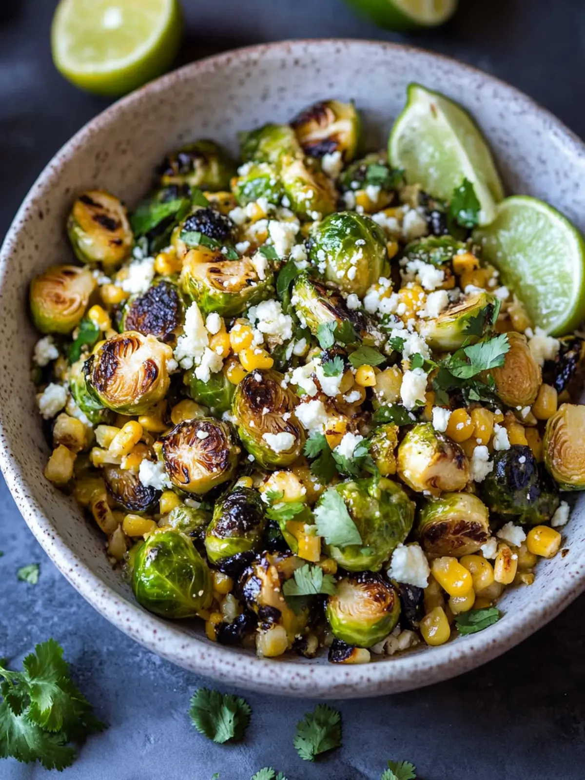 Crispy Mexican Street Corn Brussels Sprouts You’ll Crave 4 Mexican Street Corn Brussels Sprouts