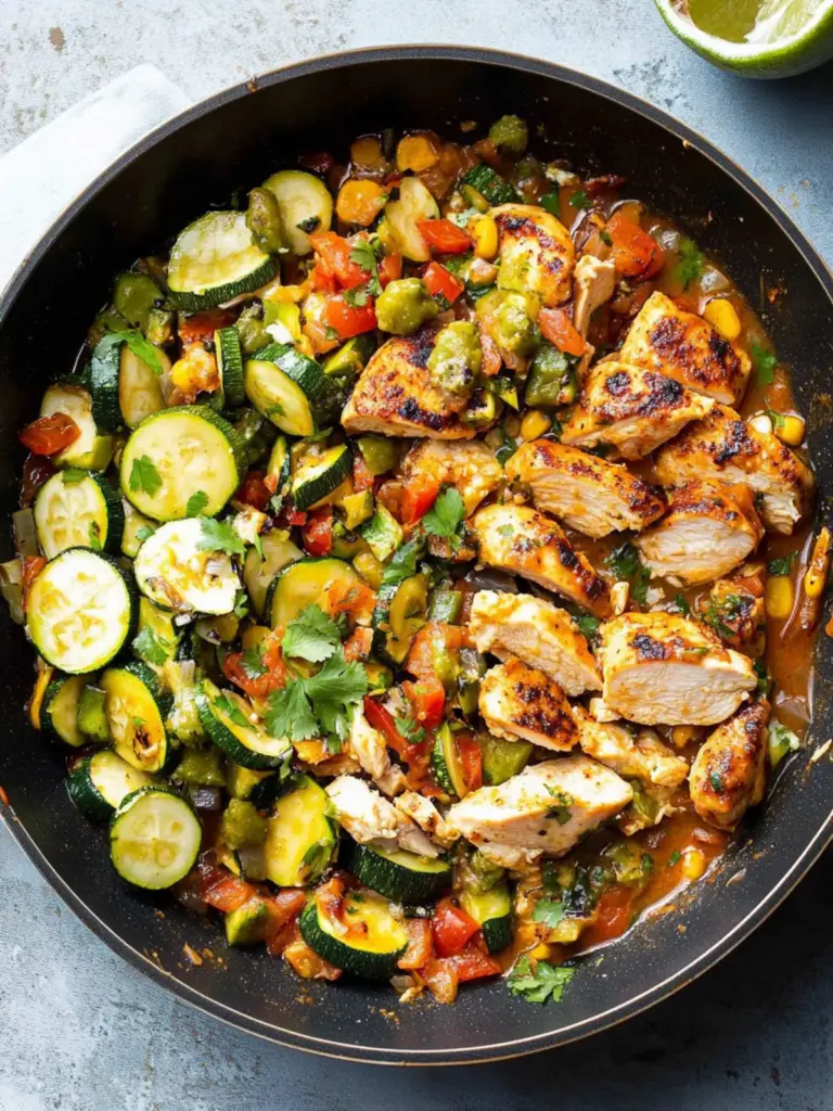 Tex Mex Chicken and Zucchini