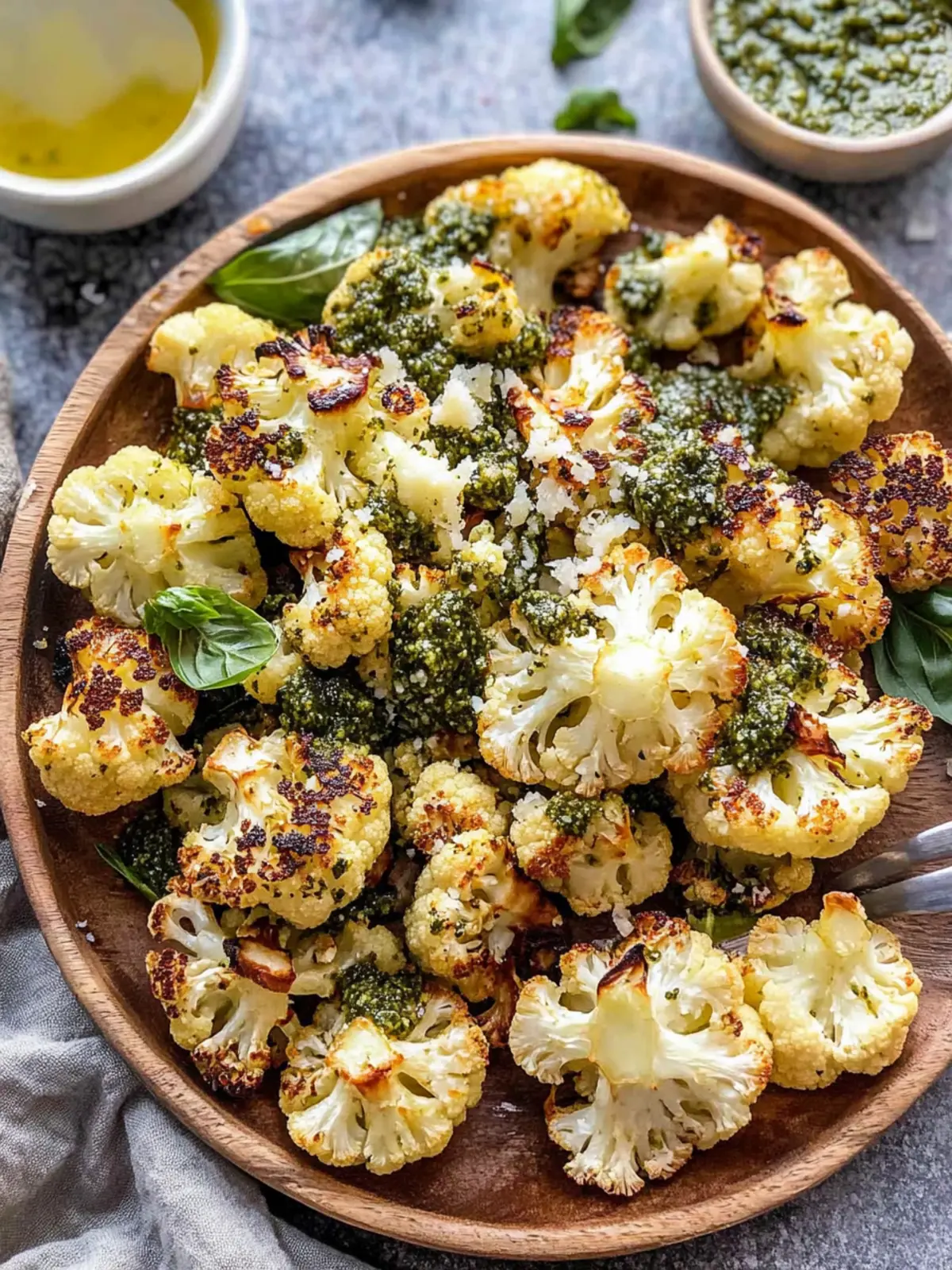 Parmesan Pesto Roasted Cauliflower: A Flavor-Packed Delight 2 Parmesan Pesto Roasted Cauliflower