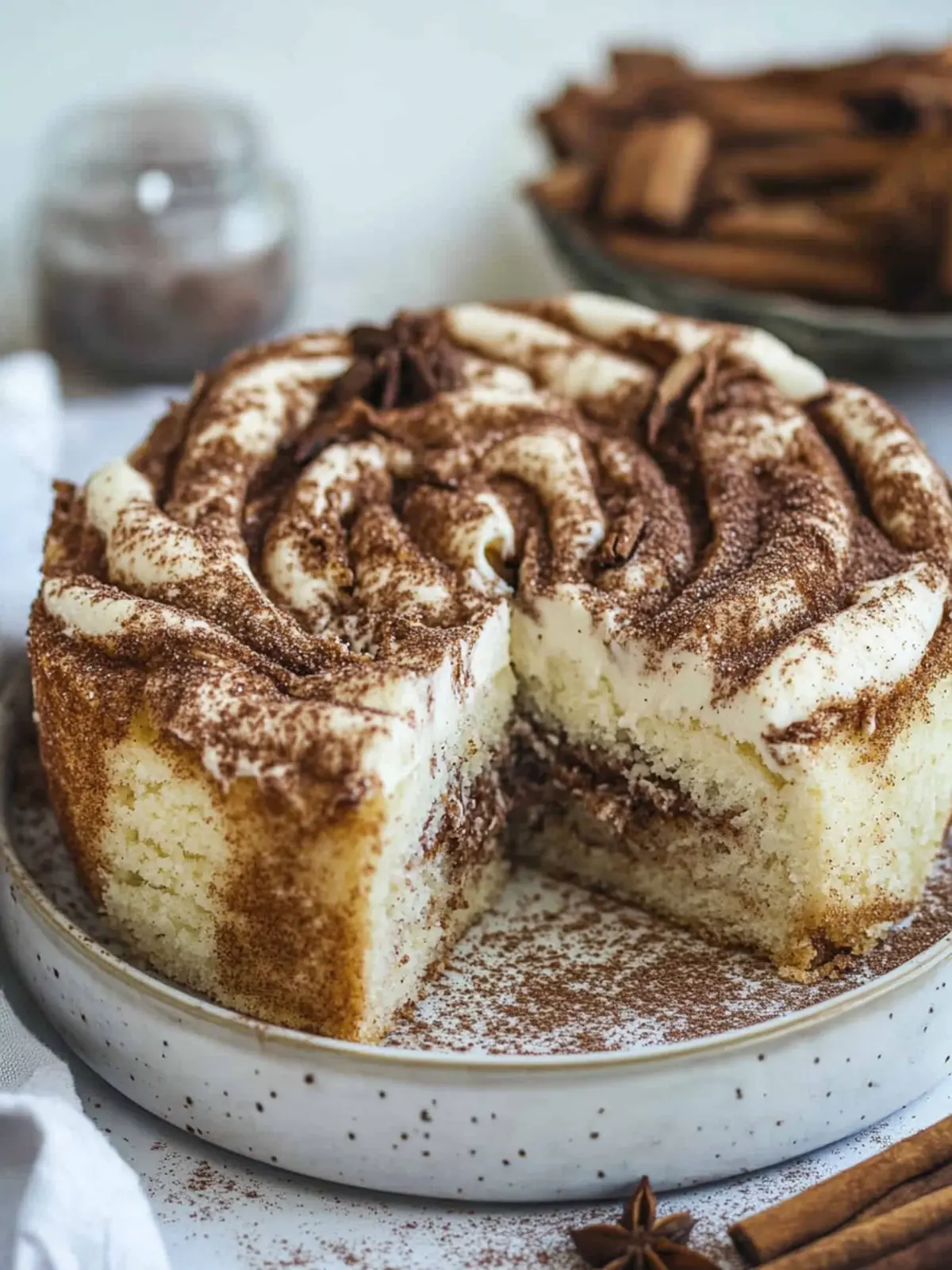 Cinnamon Swirl Protein Cake for a Healthy, Sweet Morning 2 Cinnamon Swirl Protein Cake