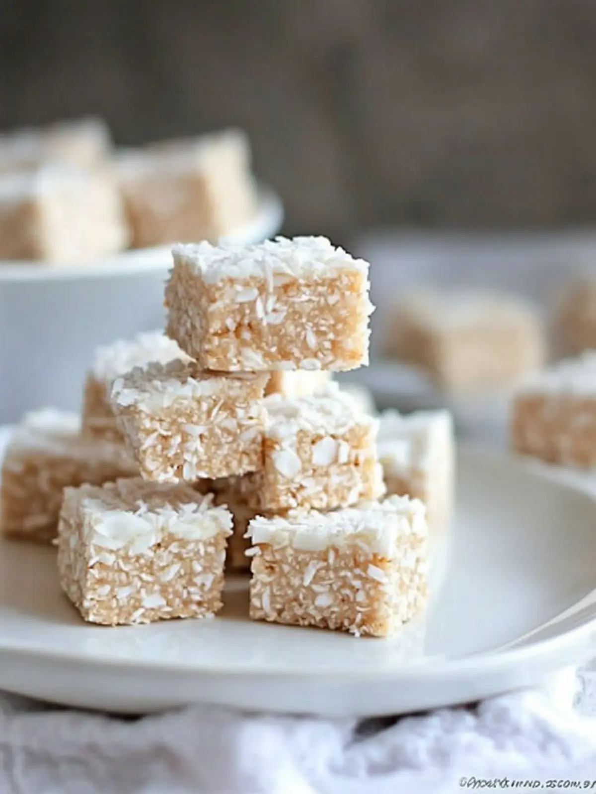 No-Bake Coconut Crispy Treats: Healthy Crunchy Bliss 2 No-Bake Coconut Crispy Treats