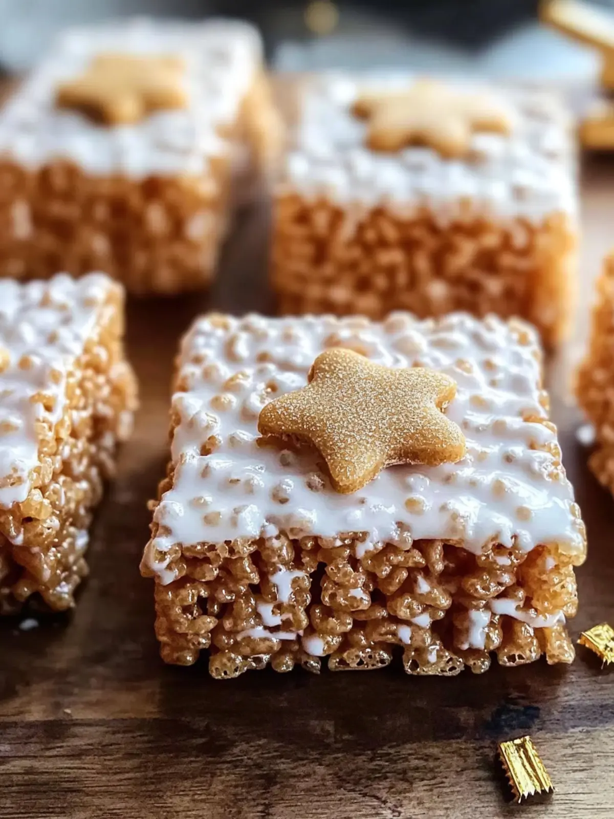 Gingerbread Rice Krispie Treats for a Festive Twist 4 Gingerbread Rice Krispie