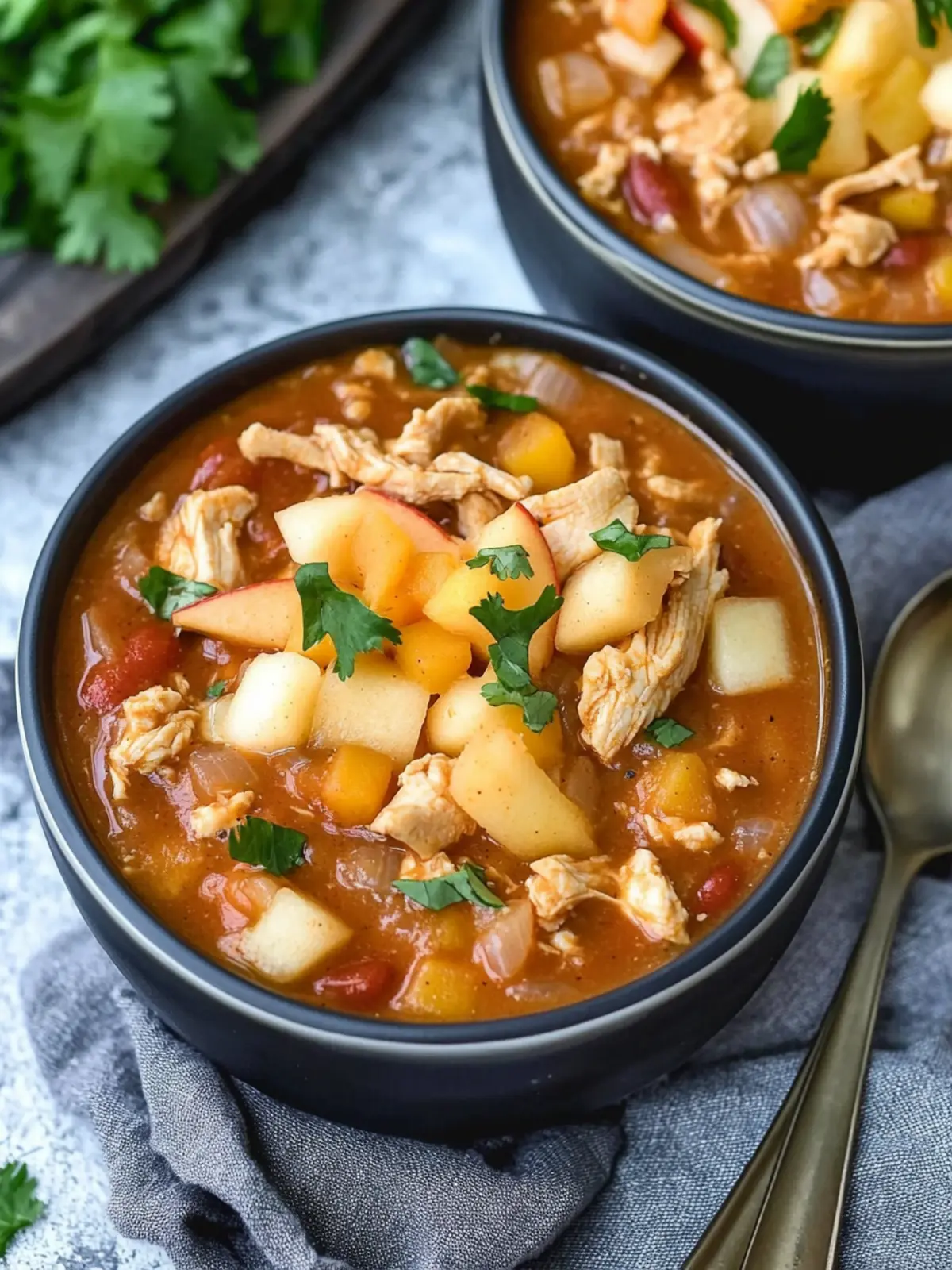 Cozy Up with White Cheddar Apple Chicken Chili Tonight 3 White Cheddar Apple Chicken Chili