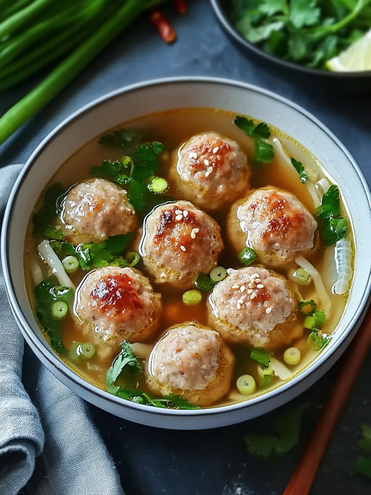 Ginger Chicken Meatball Soup: Cozy Comfort for Every Bite 5 Ginger Chicken Meatball Soup