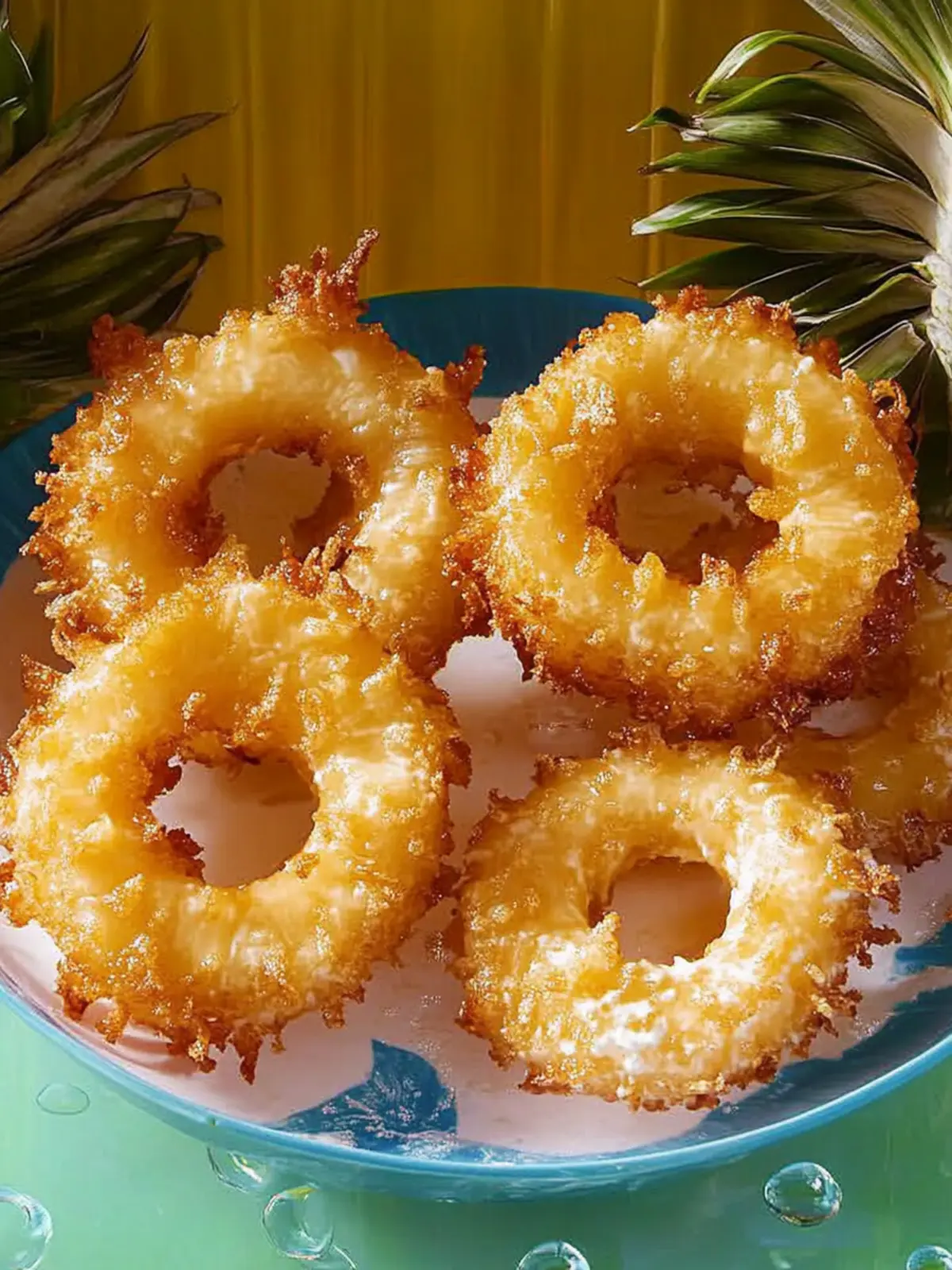 Fried Piña Colada Rings: Your New Tropical Dessert Obsession 3 Fried Piña Colada Rings