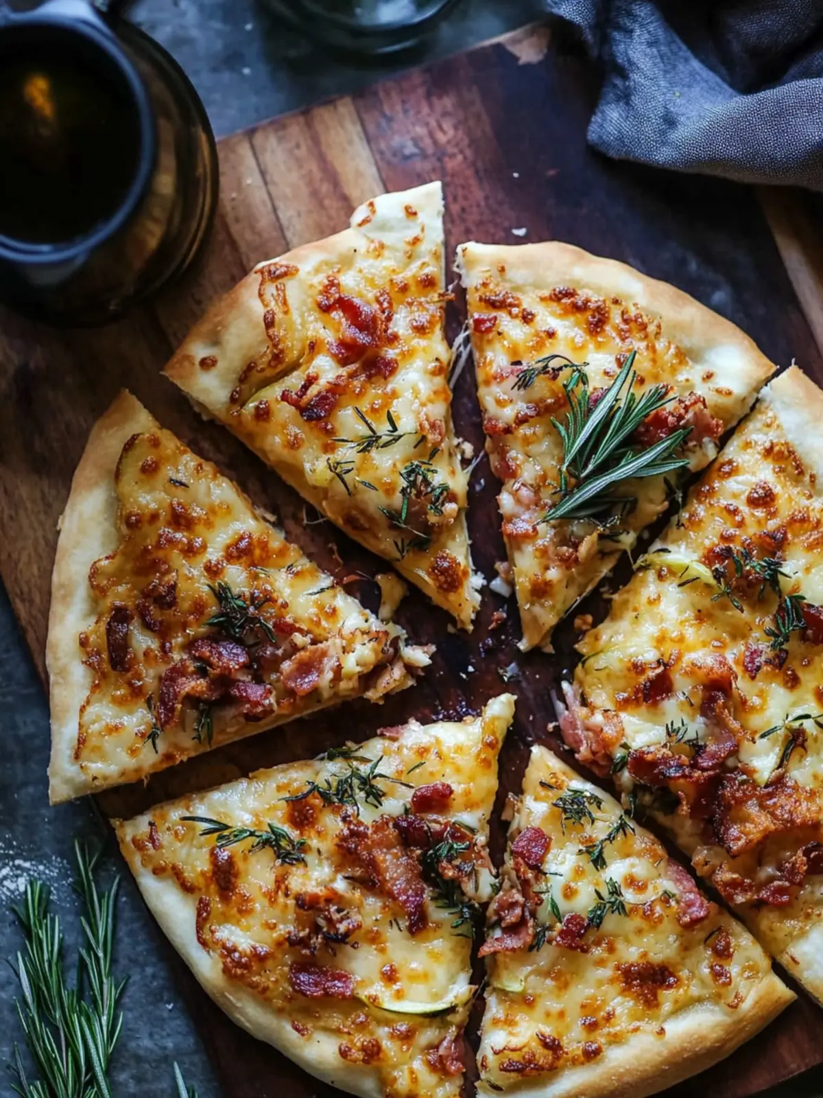 Irresistible Apple Cheddar Rosemary Bacon Pizza Recipe 3 Apple Cheddar Rosemary Bacon Pizza