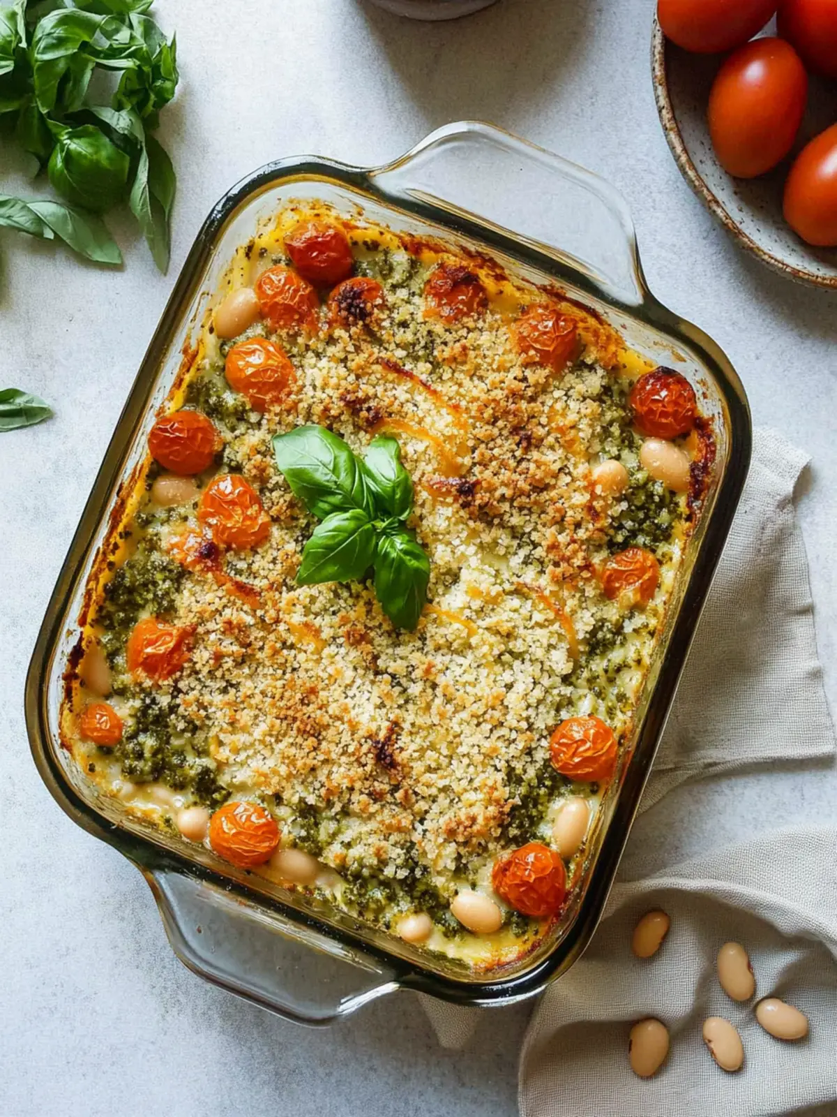 White Bean and Pesto Bake: Your New Favorite Quick Dinner 2 White Bean and Pesto Bake