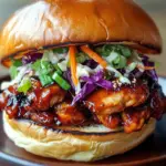 Flavor-Packed Korean BBQ Chicken Sandwich with Cabbage Slaw 7 Korean BBQ Chicken Sandwich with Cabbage Slaw