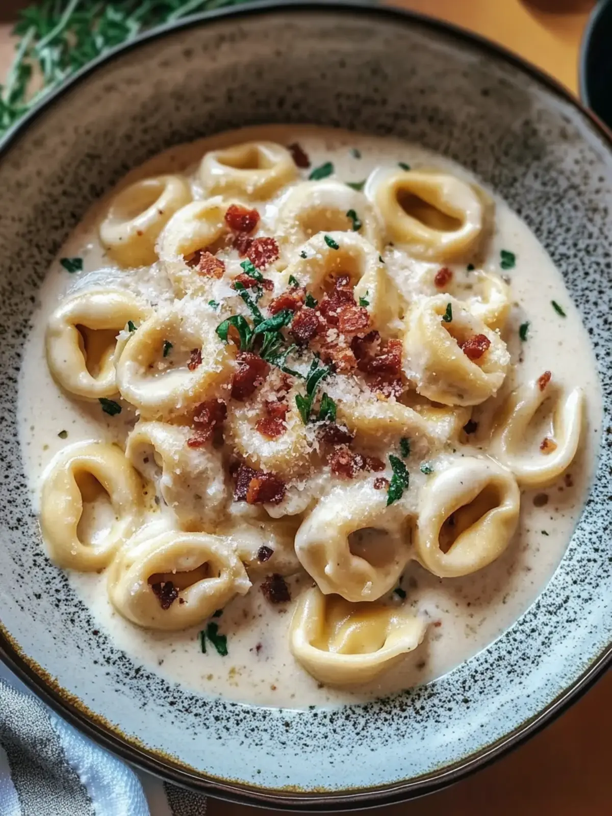 Creamy Tortellini Carbonara: A Cozy Twist on Classic Pasta 5 Creamy Tortellini Carbonara