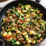 Sizzle Up a Ground Turkey and Zucchini Skillet Delight 42 Ground Turkey and Zucchini Skillet