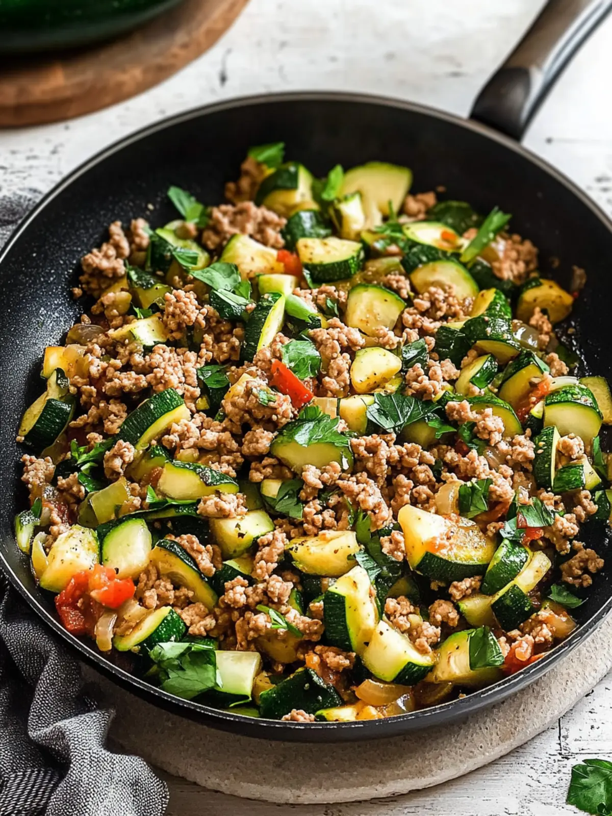 Sizzle Up a Ground Turkey and Zucchini Skillet Delight 5 Ground Turkey and Zucchini Skillet