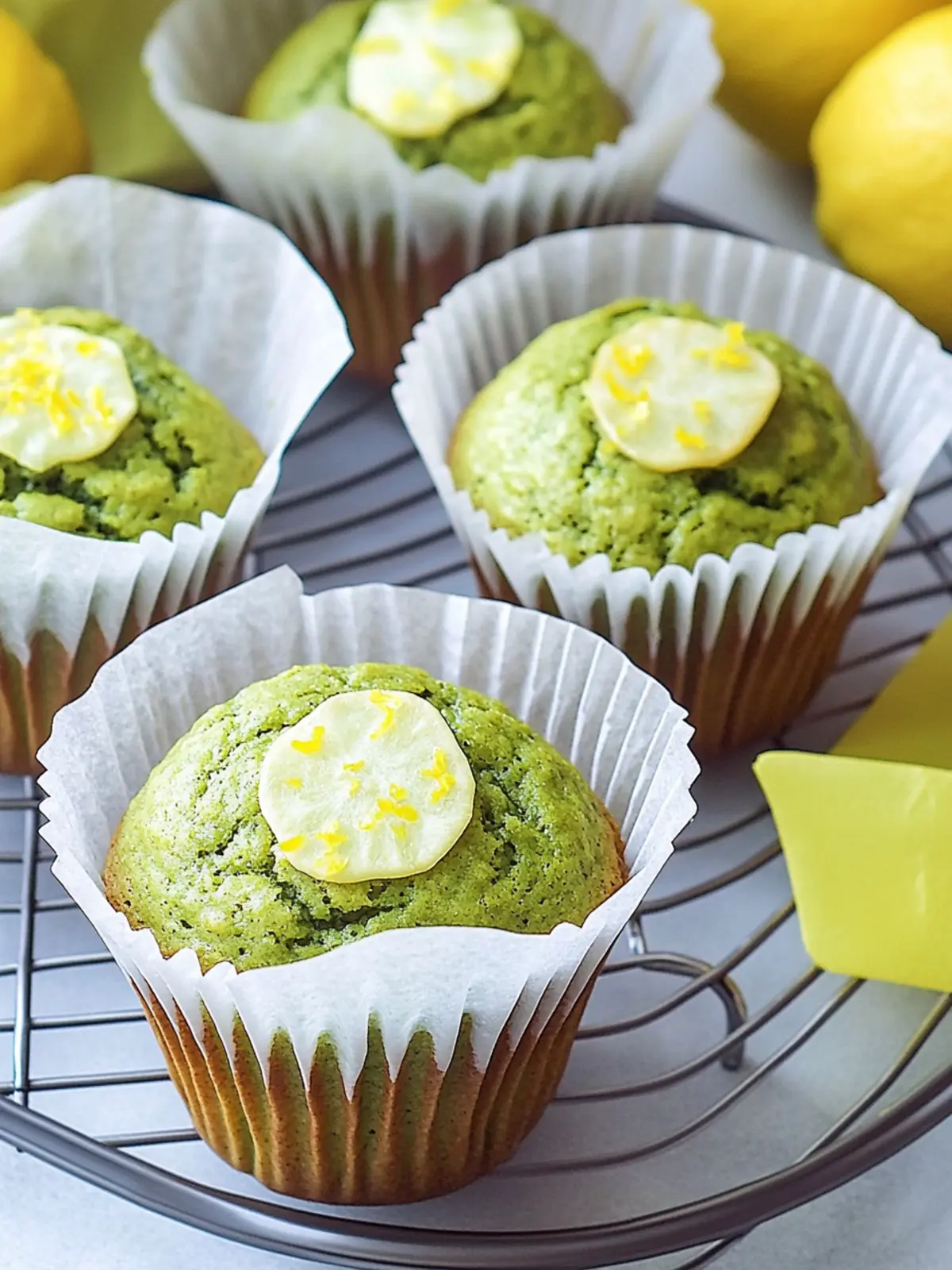 Delightful Matcha Lemon Muffins for a Healthy Breakfast Boost 4 Matcha Lemon Muffins