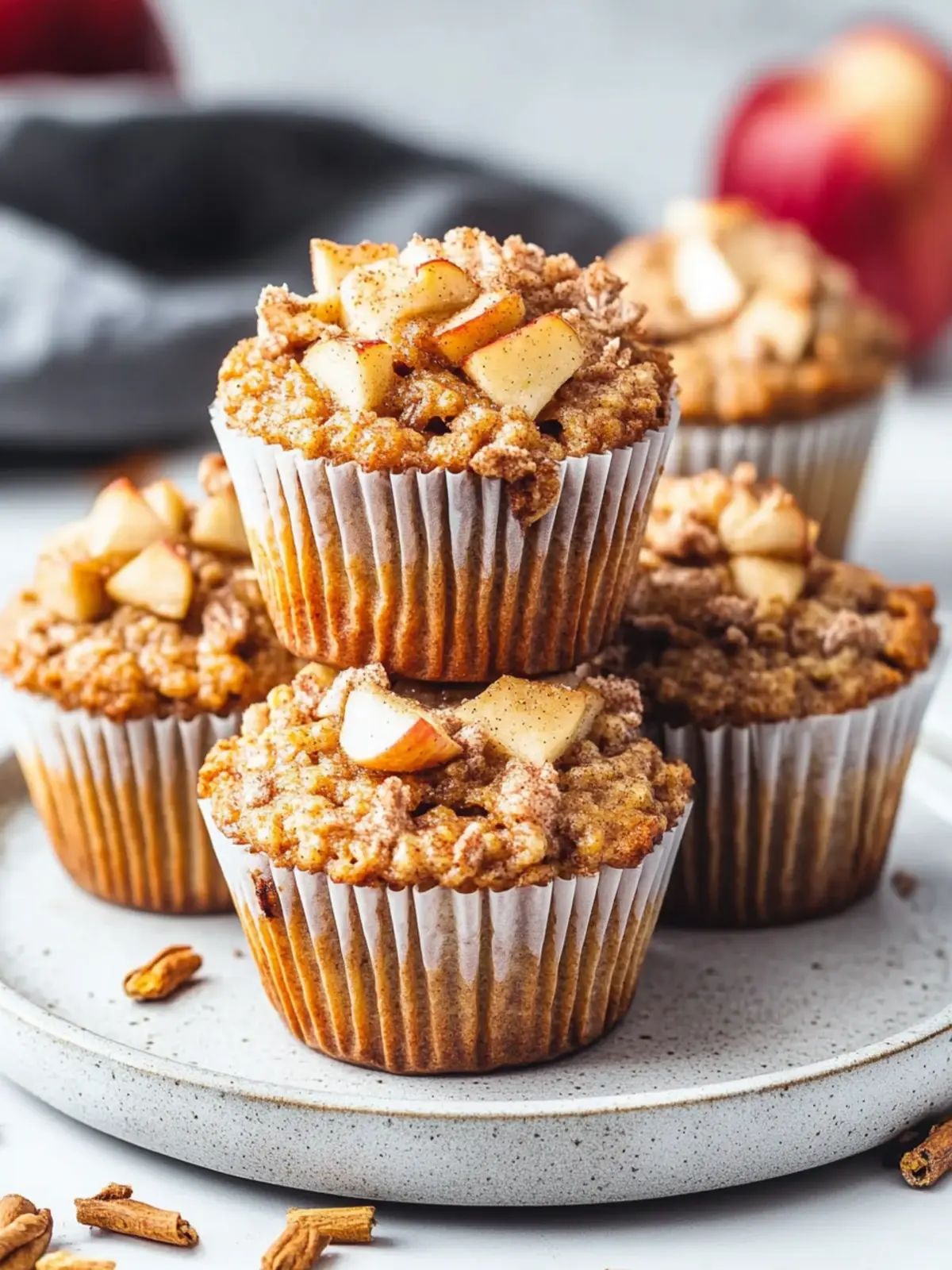 Delicious Apple Cinnamon Protein Muffins for Healthy Snacking 4 Apple Cinnamon Protein Muffins
