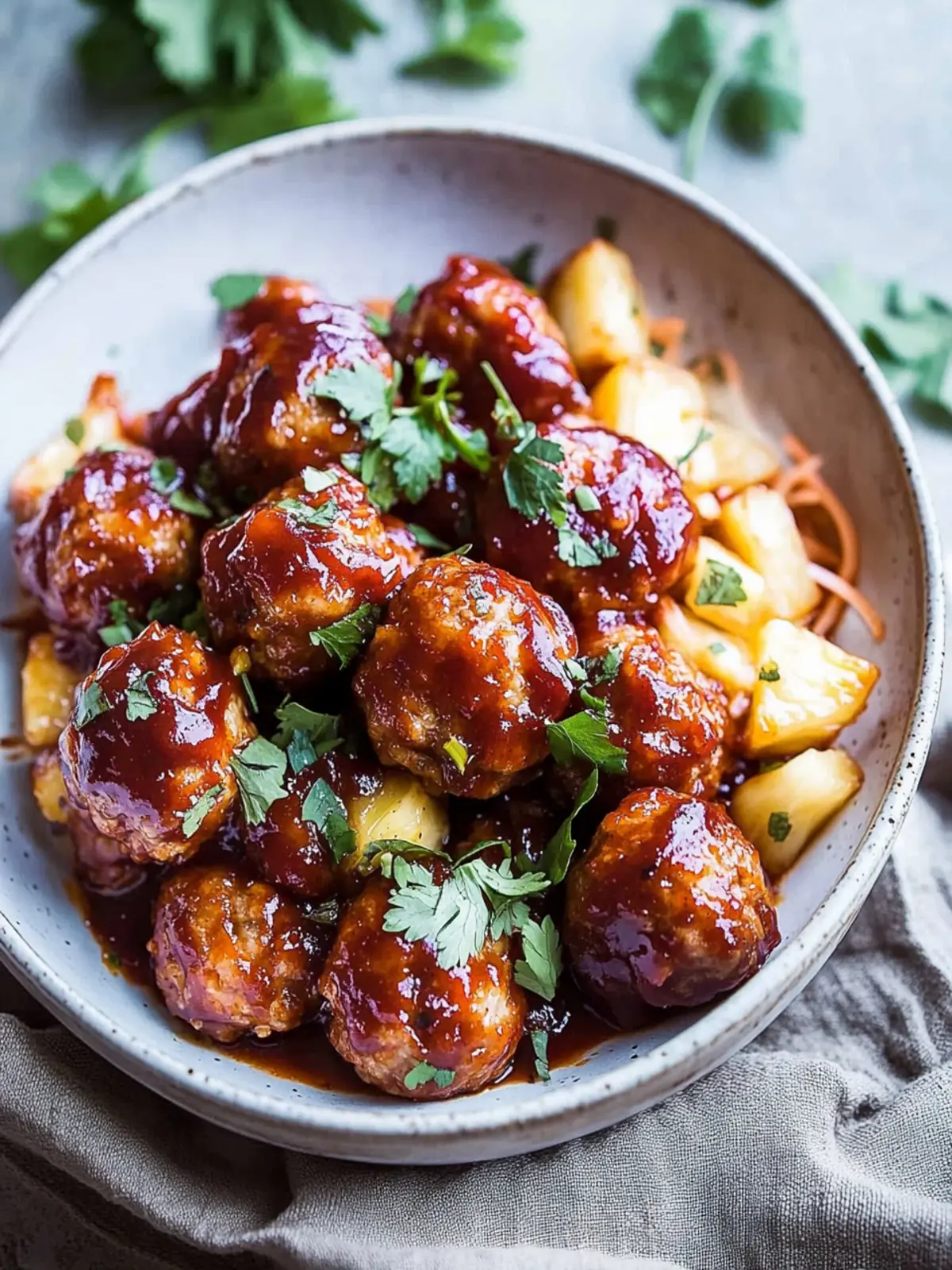 Pineapple BBQ Meatballs for a Flavor-Packed Dinner Delight 5 Pineapple BBQ Meatballs