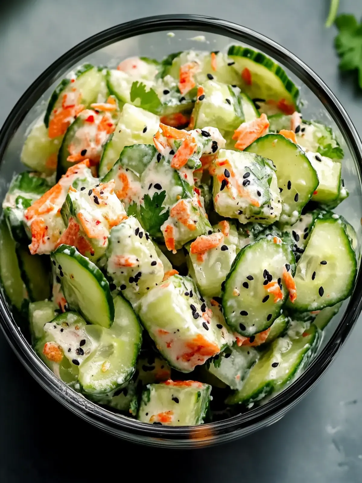 California Roll Cucumber Salad that's Budget-Friendly and Fresh 3 California Roll Cucumber Salad