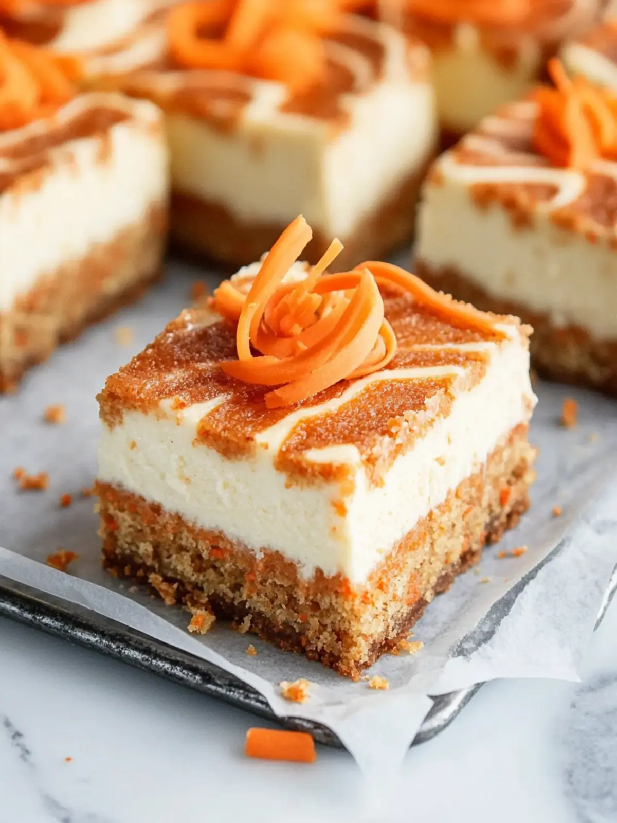 Creamy Carrot Cake Cheesecake Bars That Wow Every Bite 3 Carrot Cake Cheesecake Bar