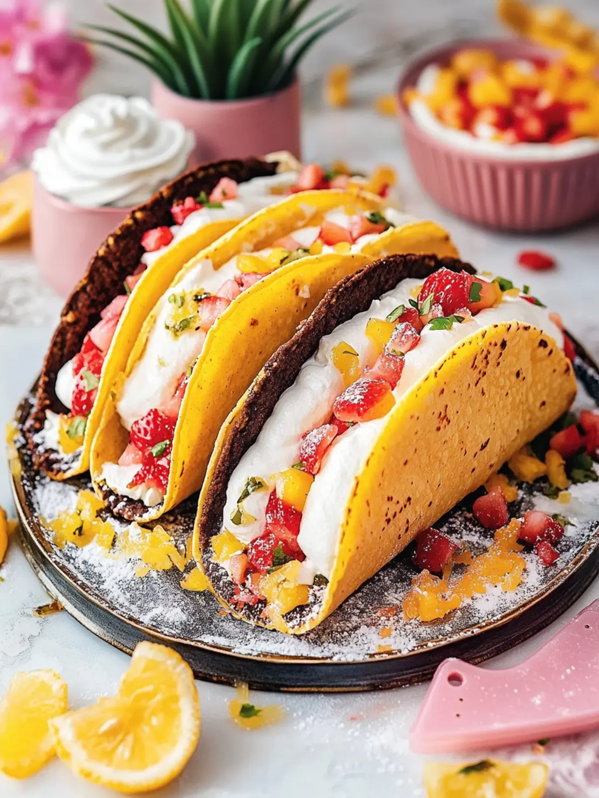 Irresistible Easy Cake Tacos with Chocolate and Fruit Bliss 4 Easy Cake Tacos