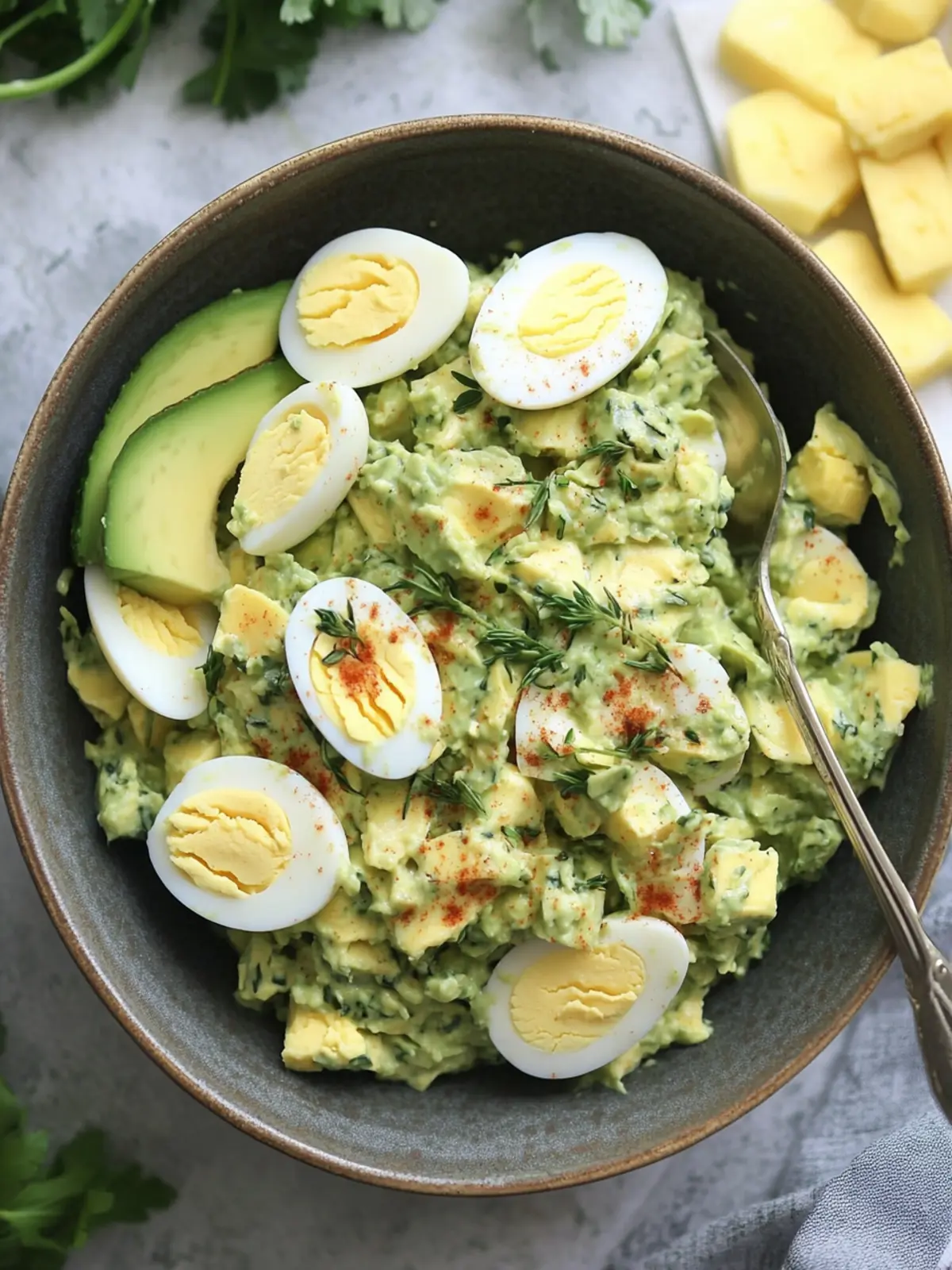 Herby Avocado Egg Salad: Your New Favorite Quick Lunch 2 Herby Avocado Egg Salad