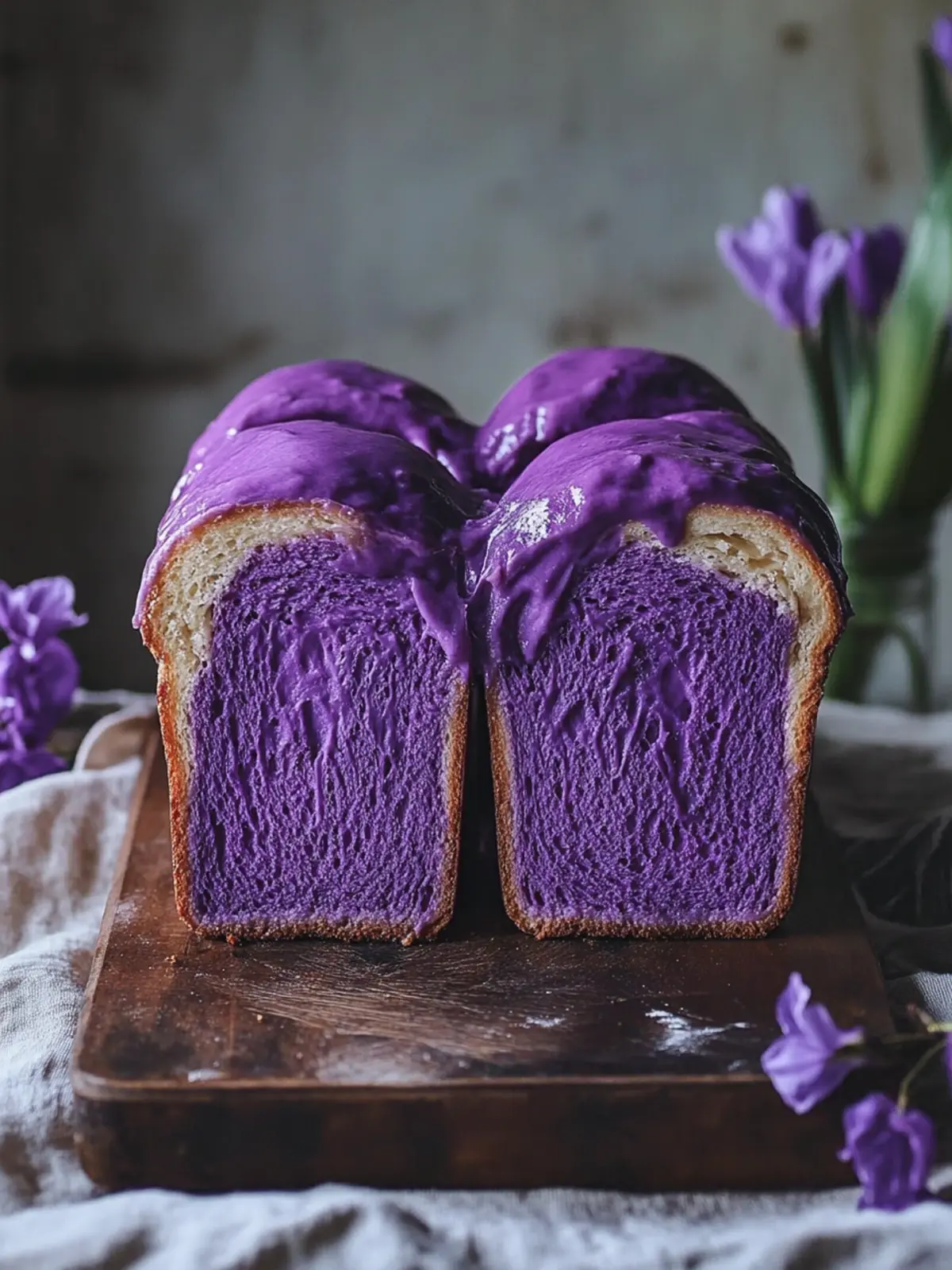 Ube Milk Bread: Delightfully Fluffy and Oh-So-Sweet 2 Ube Milk Bread