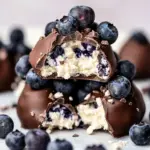 Chocolate Dipped Blueberry Cottage Cheese Clusters for Guilt-Free Indulgence 43 Chocolate Dipped Blueberry Cottage Cheese Clusters