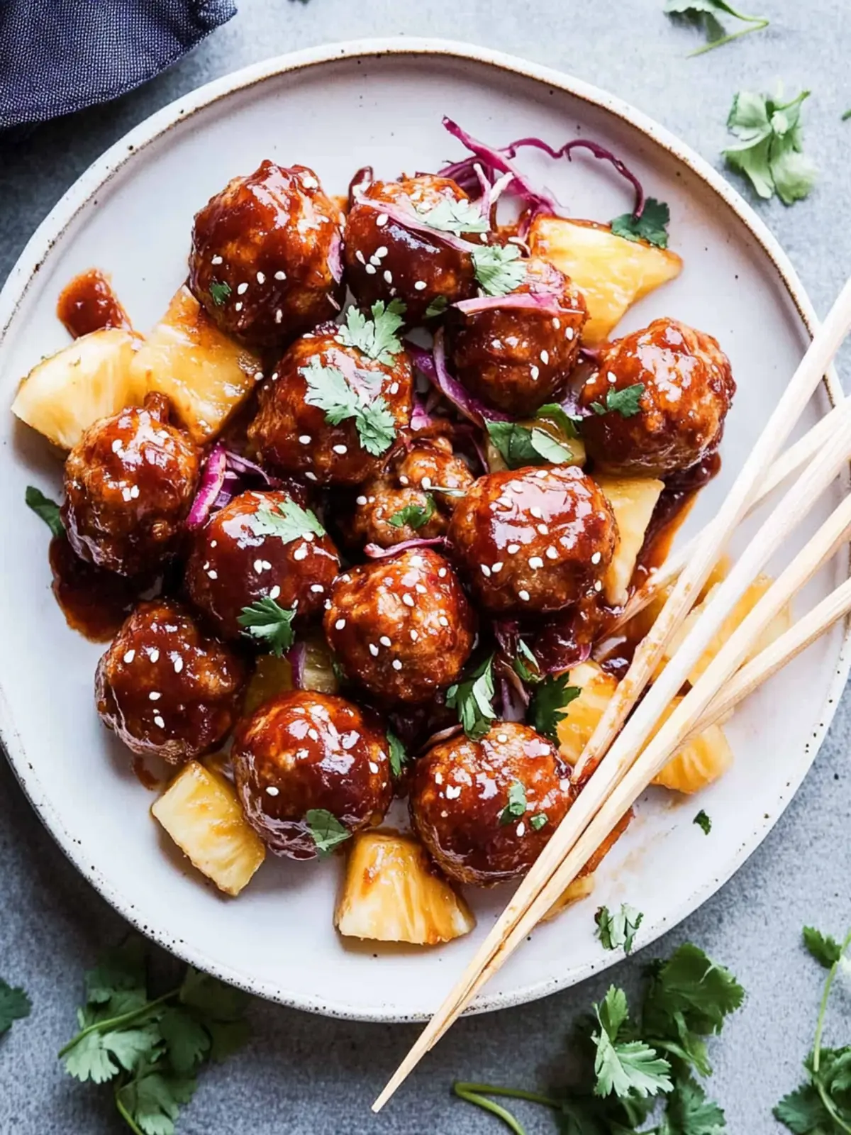 Pineapple BBQ Meatballs for a Flavor-Packed Dinner Delight 3 Pineapple BBQ Meatballs
