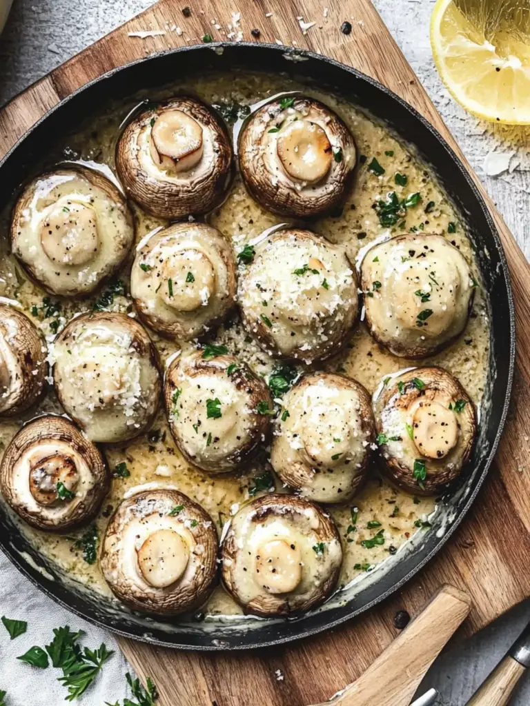 Garlic Parmesan Mushrooms