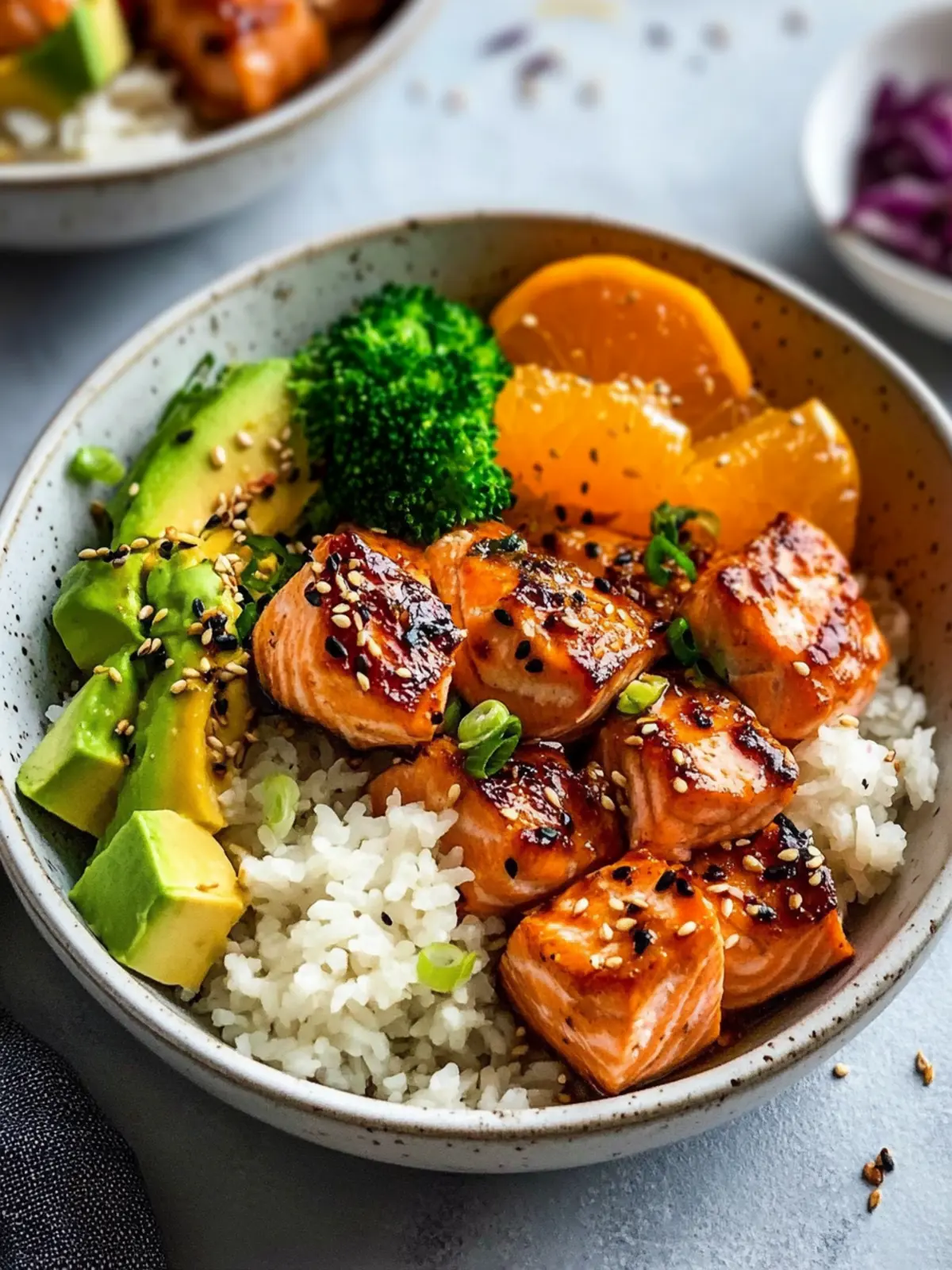 Savor the Best Crispy Orange Salmon Bowls in 25 Minutes 3 Crispy Orange Salmon Bowls