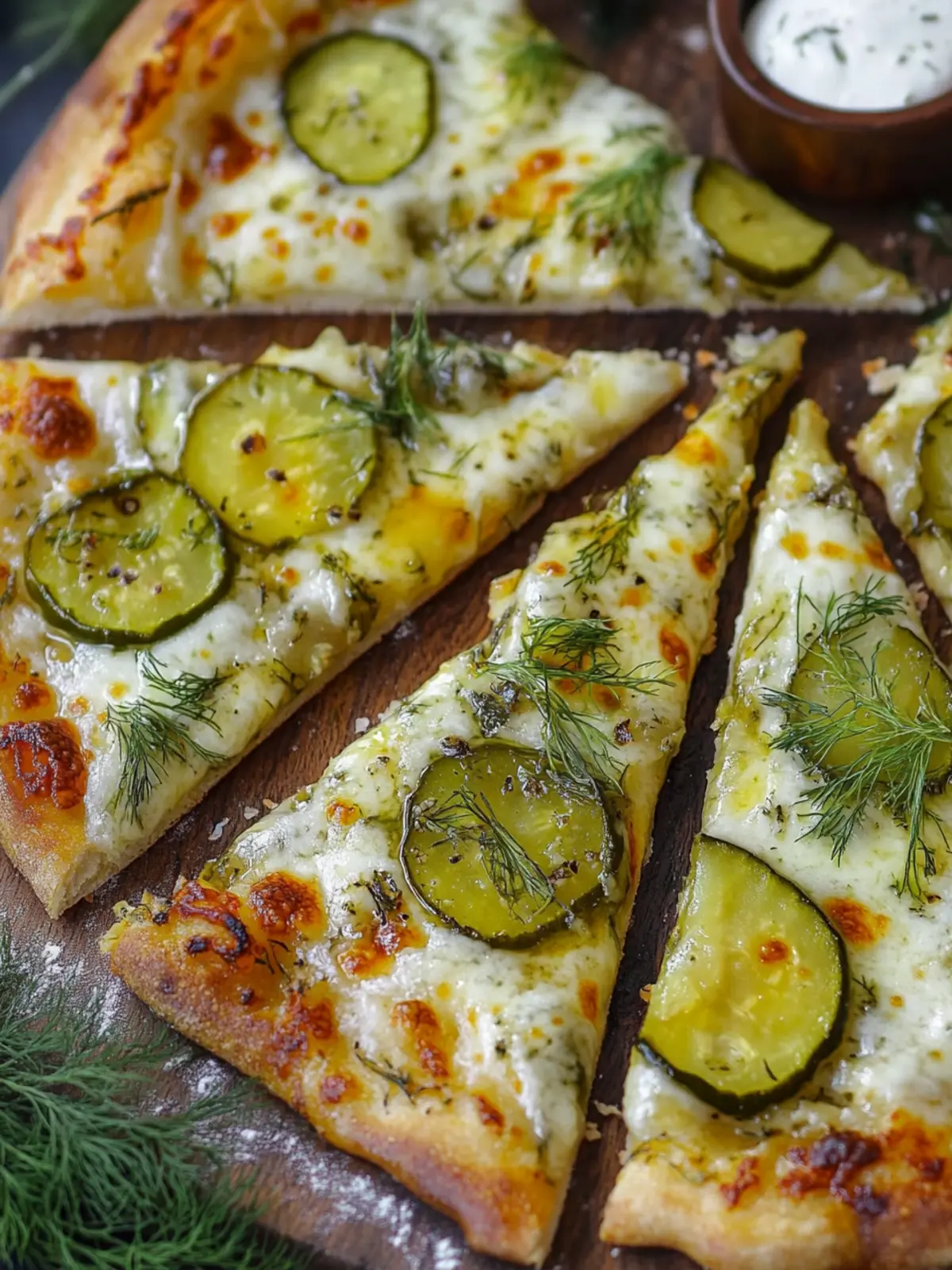Delicious Dill Pickle and Garlic Pizza for Quick Comfort 3 Dill Pickle and Garlic Pizza