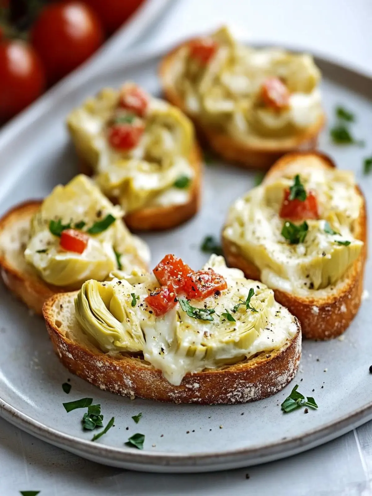 Delicious Artichoke Bruschetta for Effortless Entertaining 3 Artichoke Bruschetta