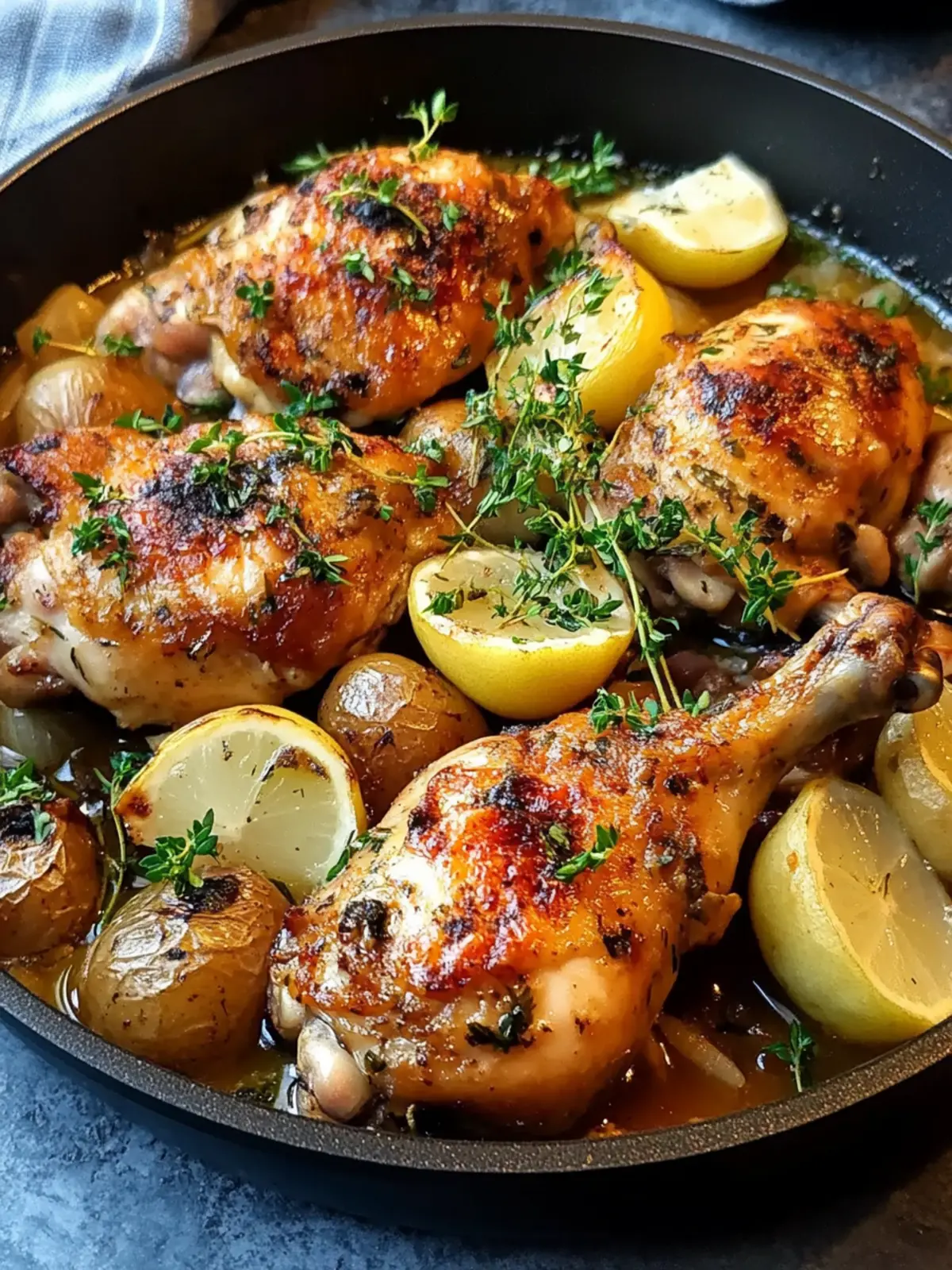 Delicious White Wine Chicken in a Silky Herb Sauce 2 White Wine Chicken