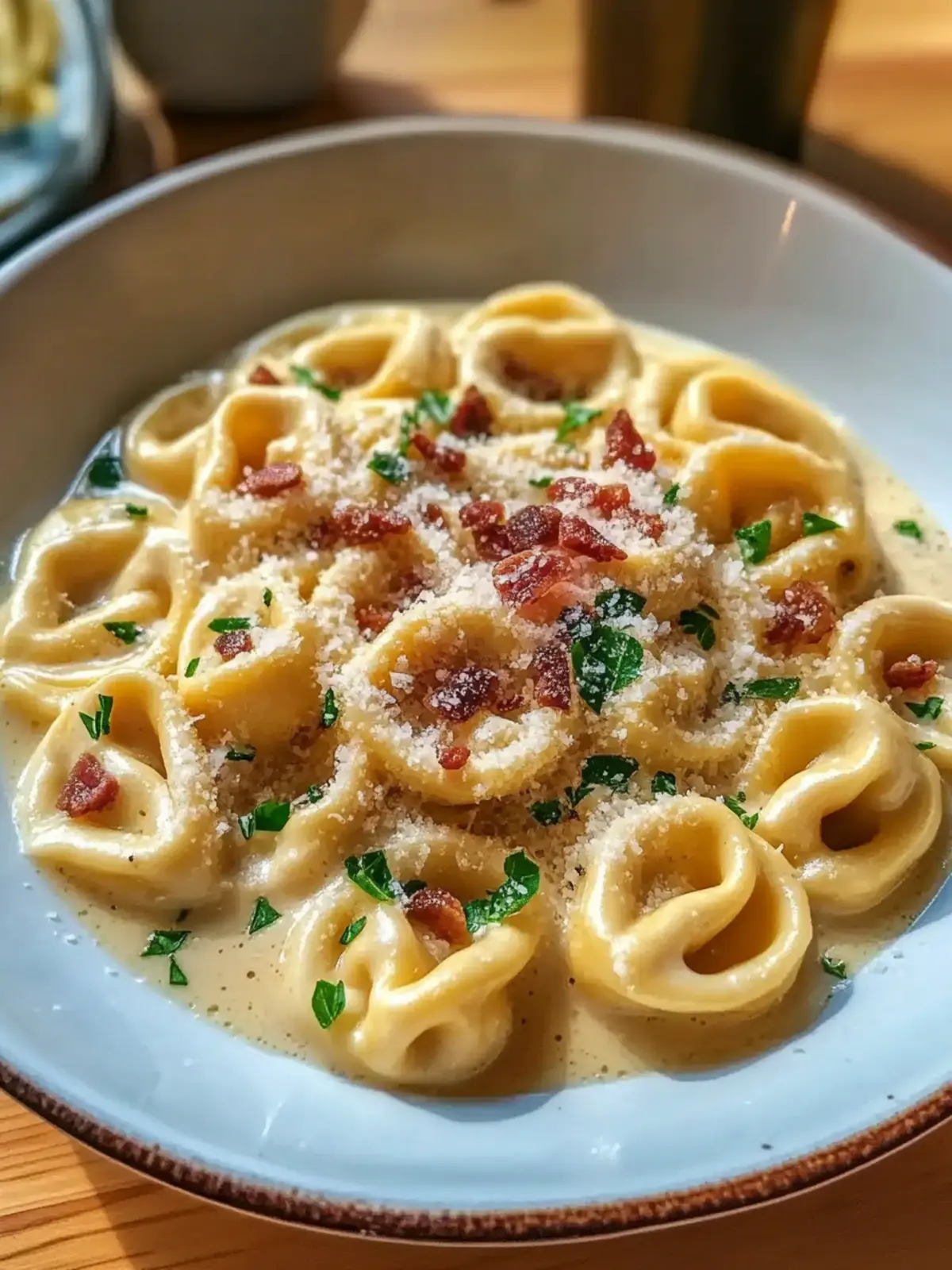 Creamy Tortellini Carbonara: A Cozy Twist on Classic Pasta 2 Creamy Tortellini Carbonara