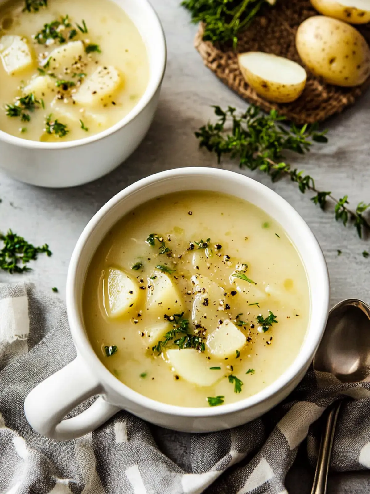 Roasted Garlic Potato Soup for Cozy Winter Nights 3 Roasted Garlic Potato Soup