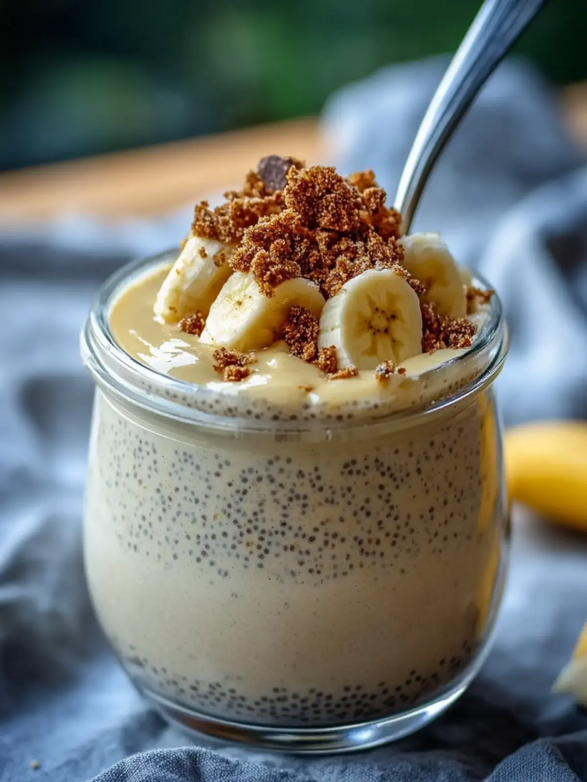 Banana Cream Pie Blended Chia Pudding for Easy Healthy Mornings 4 Banana Cream Pie Blended Chia Pudding