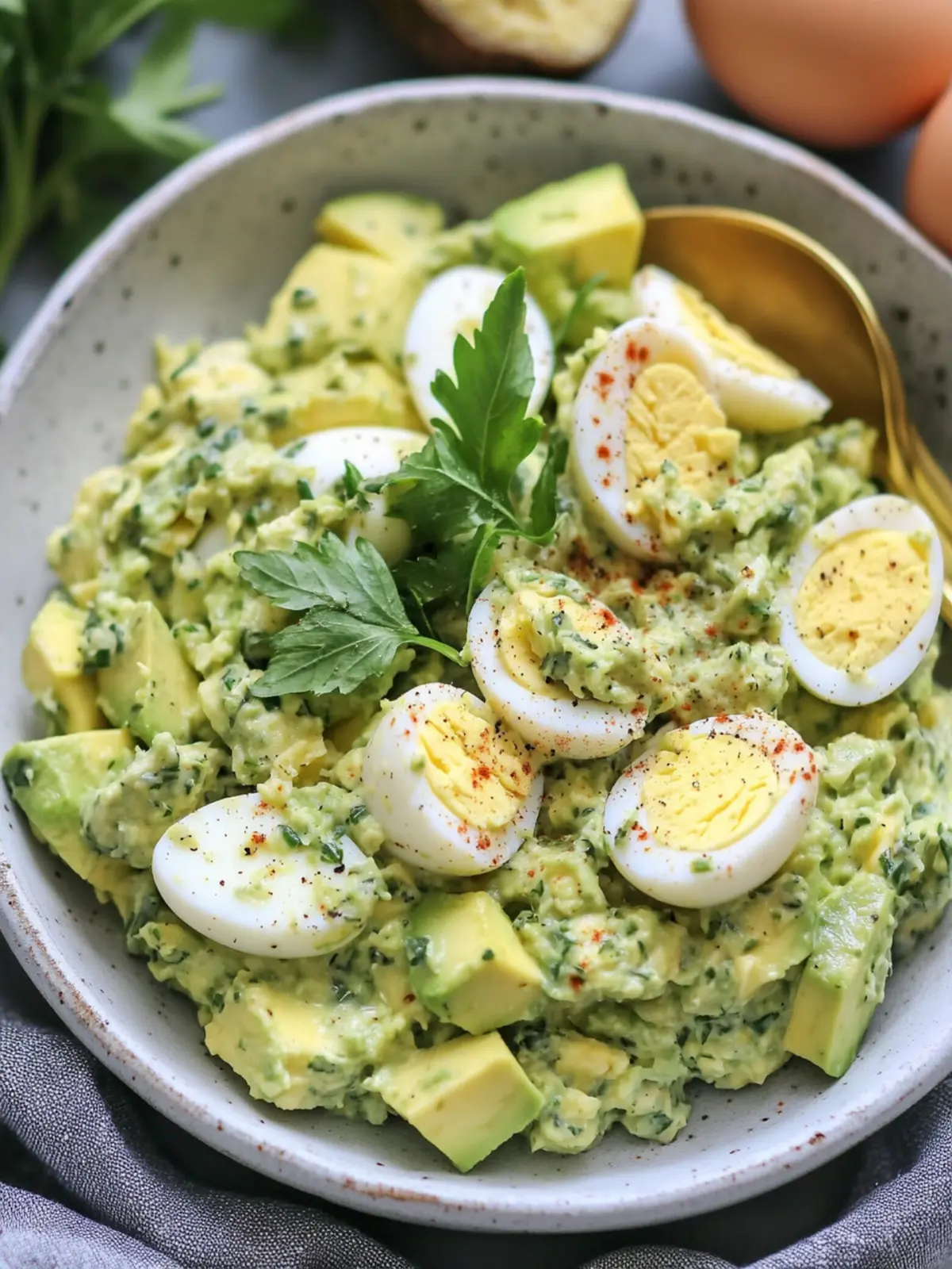 Herby Avocado Egg Salad: Your New Favorite Quick Lunch 4 Herby Avocado Egg Salad