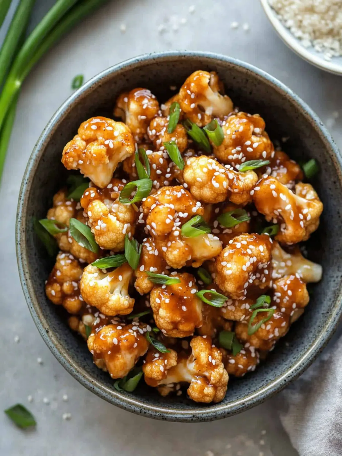 Crispy Sticky Sesame Cauliflower: Guilt-Free Flavor Explosion 5 Sticky Sesame Cauliflower