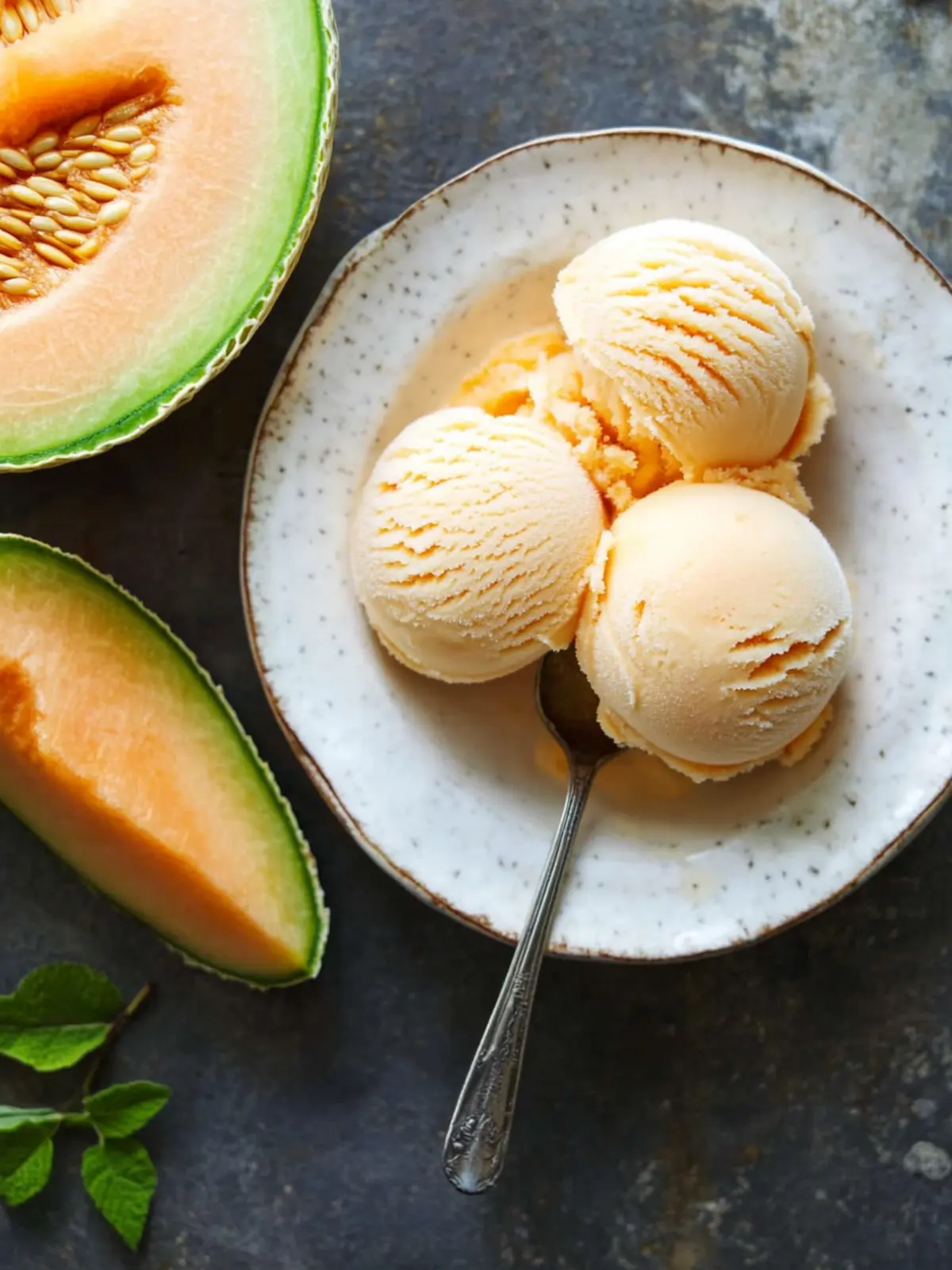 Cantaloupe Sea Salt Ice Cream: A Creamy Summer Delight 5 Cantaloupe Sea Salt Ice Cream